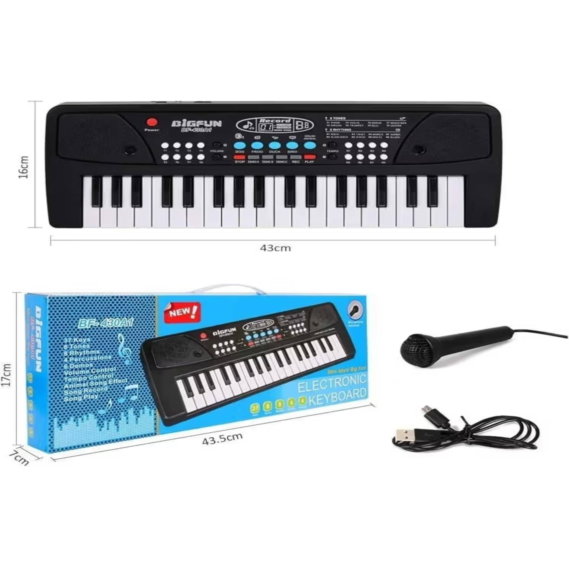 Kadio Keyboard Piano |37 Keys Piano for Kids Electronic Piano with Microphone |Educational Musical Toys for 3 4 5 6 Year Old Boys Girls|Gifts Age 3-5-(Black) Kadio Keyboard Piano |37 Keys Piano for Kids Electronic Piano with Microphone |Educational Musical Toys for 3 4 5 6 Year Old Boys Girls|Gifts Age 3-5-(Black)