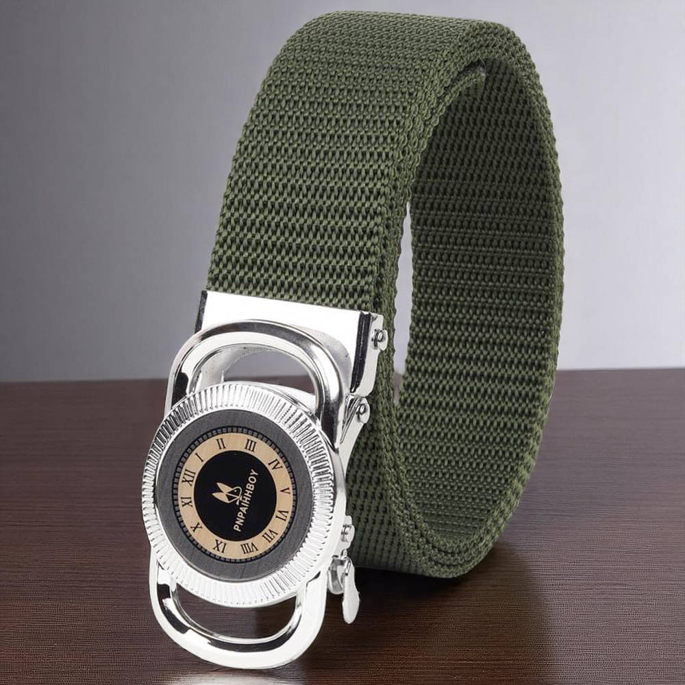     			Kastner - Green Canvas Men's Casual Belt ( Pack of 1 )