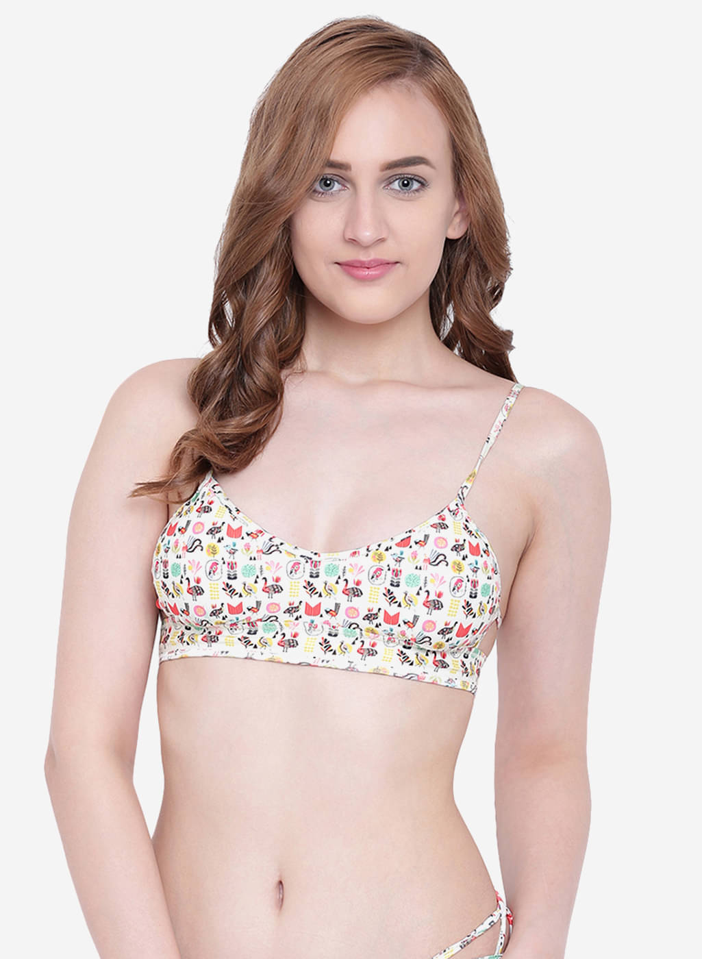     			La Intimo Pack of 1 Polyester Lightly Padded Plunge Bra For Women ( Multicolor3 )