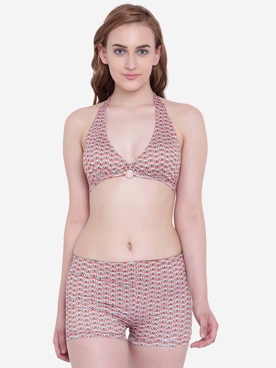 La Intimo Spandex Multi color Tankinis - Pack of 2 La Intimo Spandex Multi color Tankinis - Pack of 2