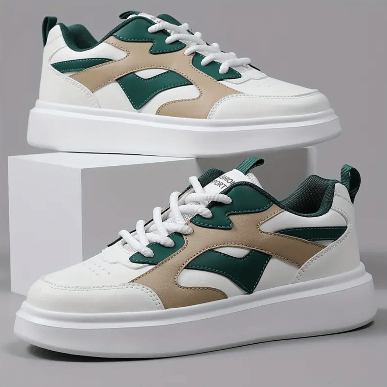     			Labbin Casual Sneakers Shoes White Men's Lifestyle Shoes
