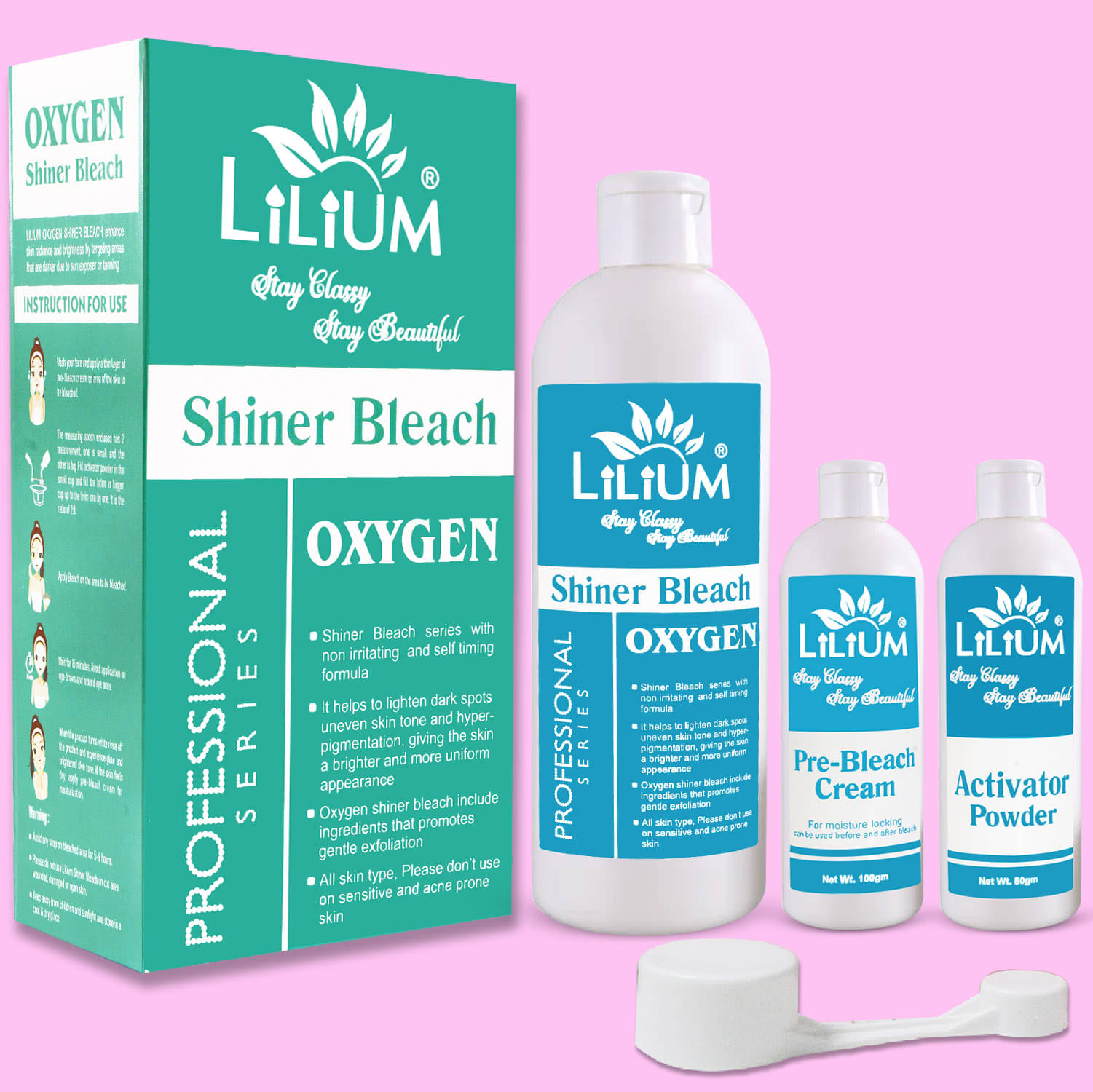     			Lilium Bleach cream 3 Times Use Facial Kit For All Skin Type Aloe Vera 1 ( Pack of 1 )
