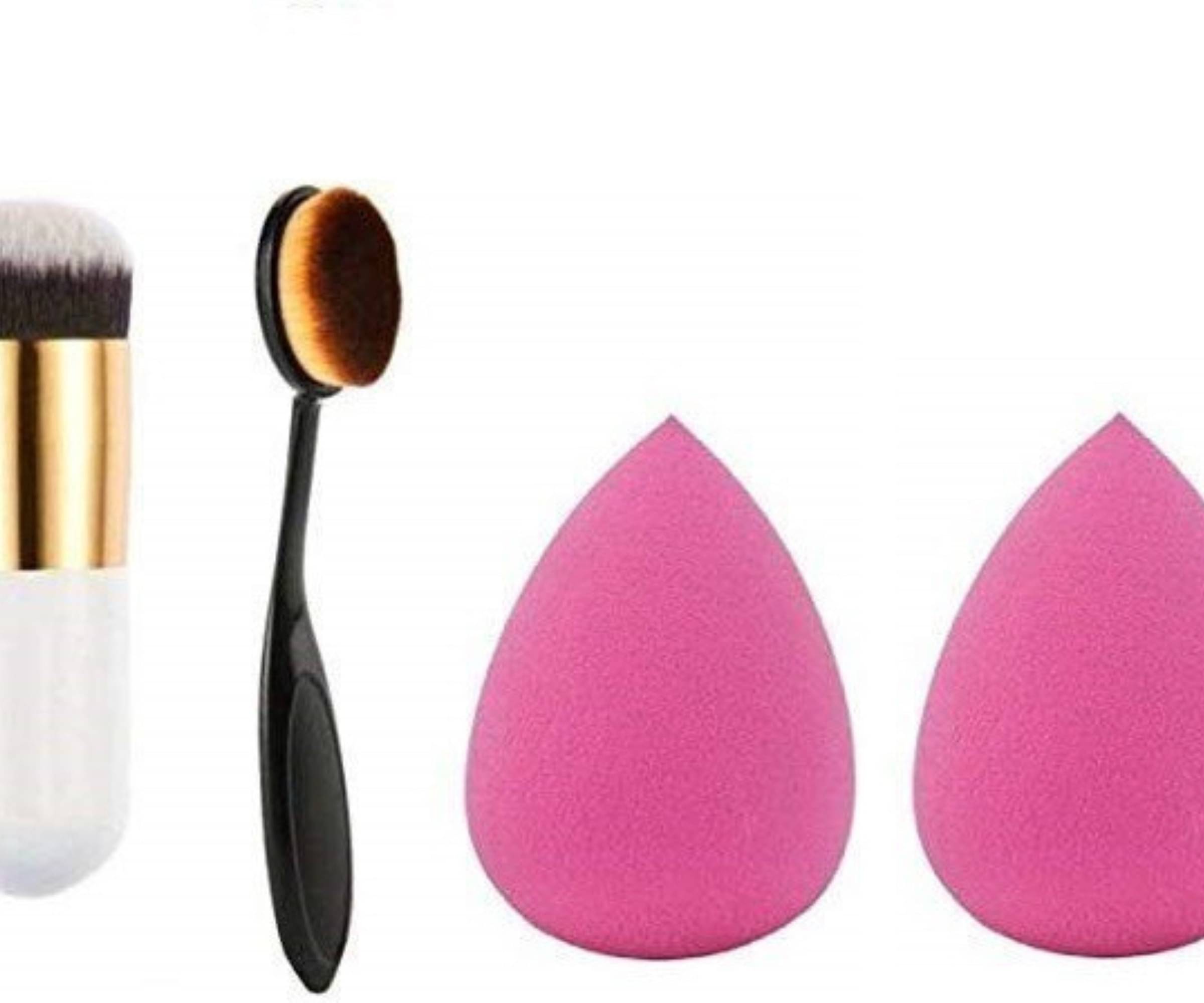     			Mixonshun Makeup Kit ( Foundation brush::Oval brush::puff )