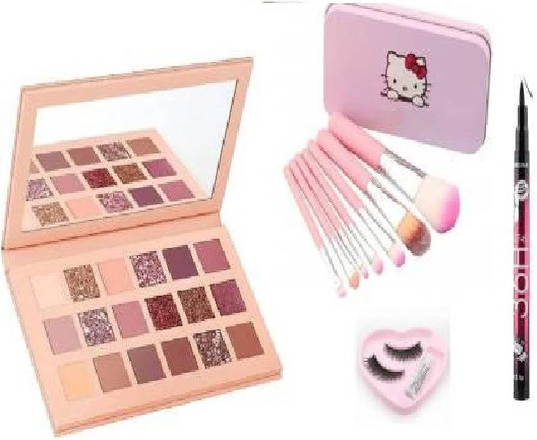     			Mixonshun Makeup Kit ( eyeshadow::eyeliner::eyelash::makeup brush )