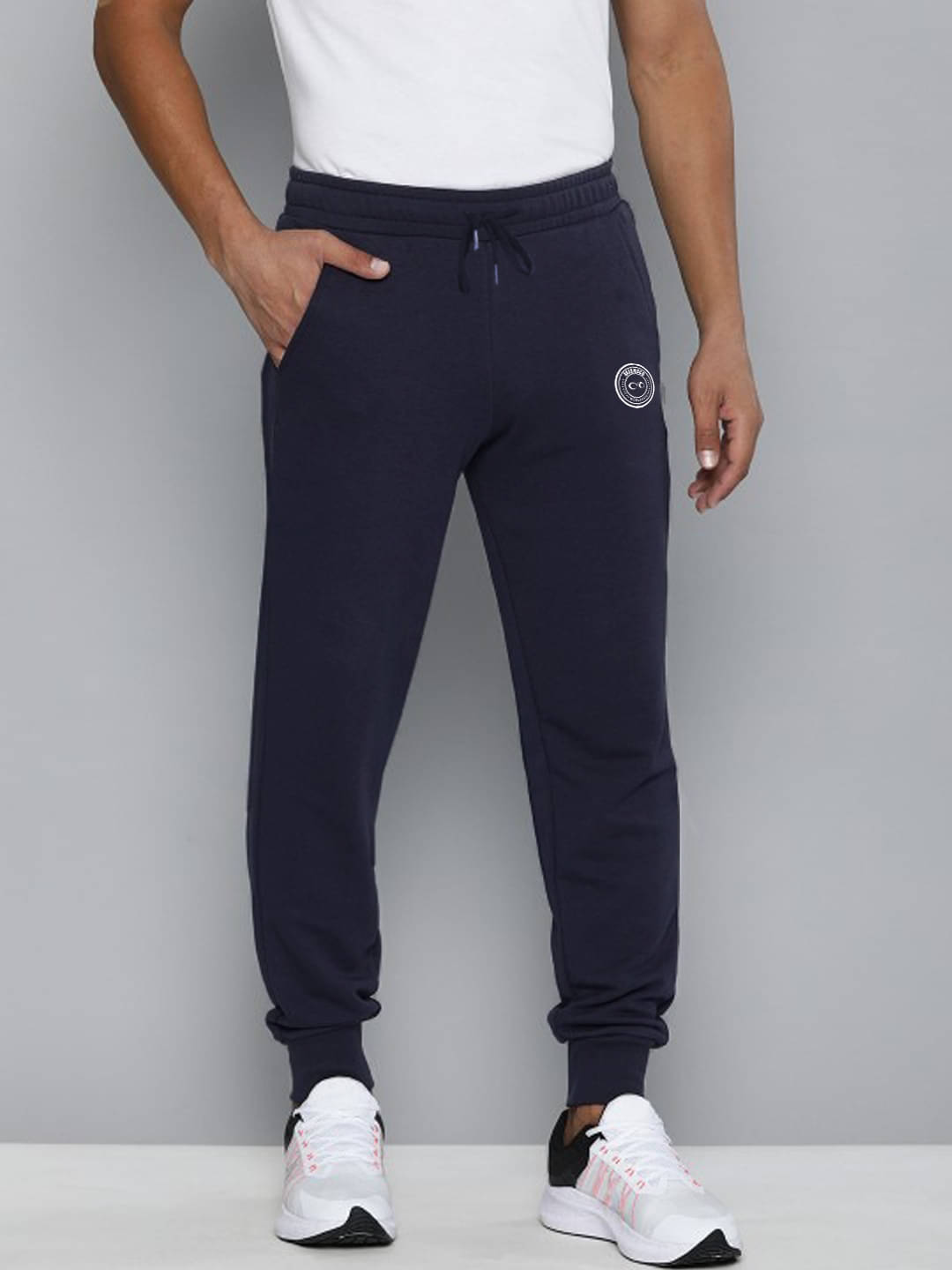     			Mountain colours Navy Blue Cotton Blend Men's Sports Trackpants ( Pack of 1 )