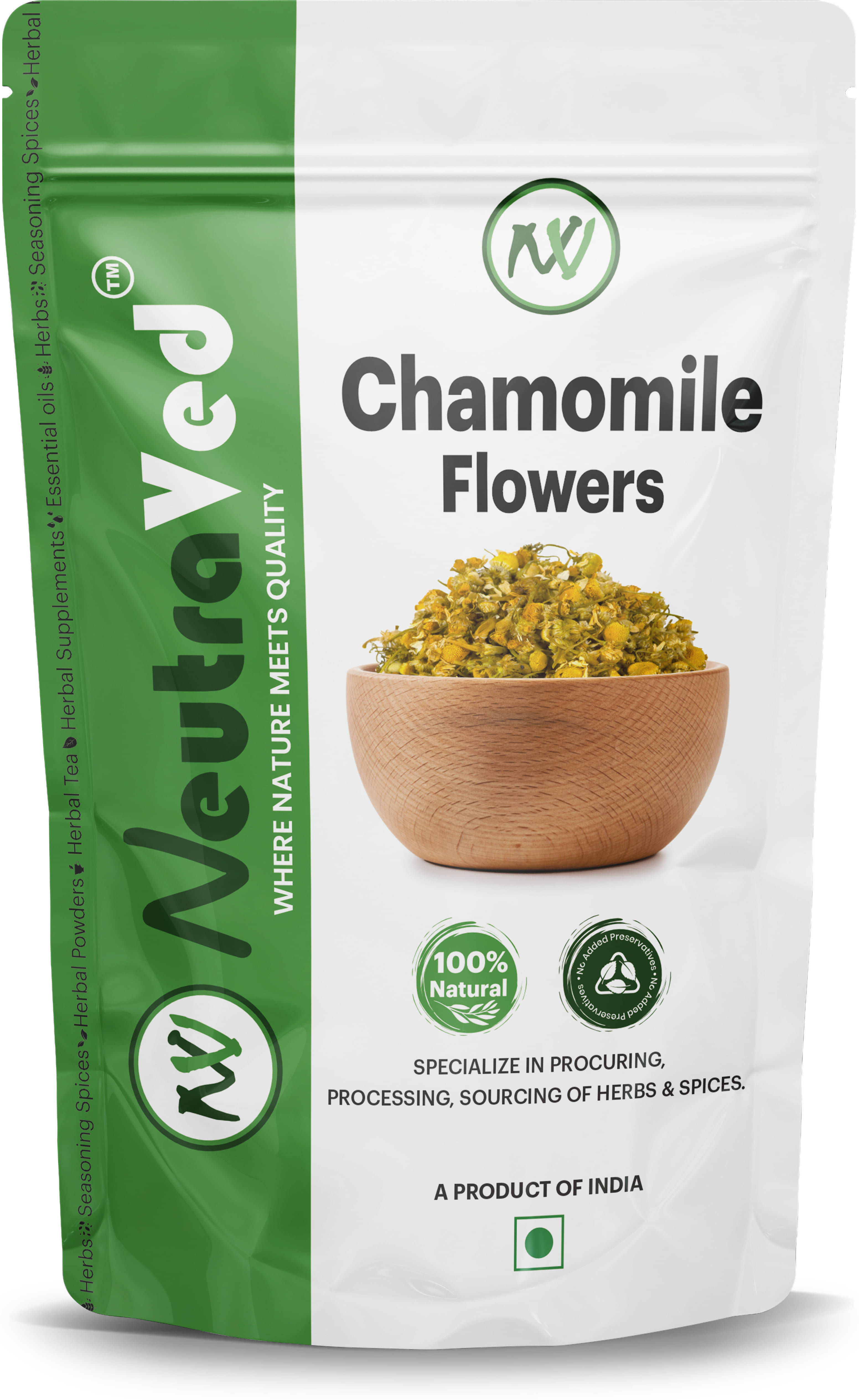 NeutraVed Chamomile Tea Loose Leaf 50 gm     			NeutraVed Chamomile Tea Loose Leaf 50 gm
