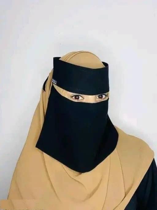     			Opalite Georgette Hijab Black ( Pack of 1 )