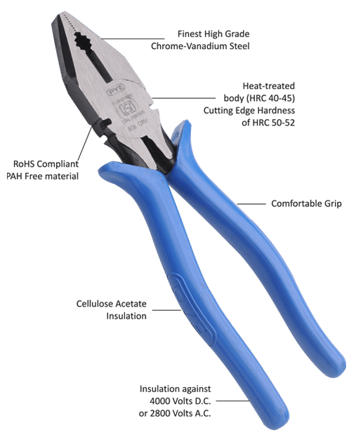 PYE Lineman Plier 205 mm 8 Inch (908) PYE Lineman Plier 205 mm 8 Inch (908)