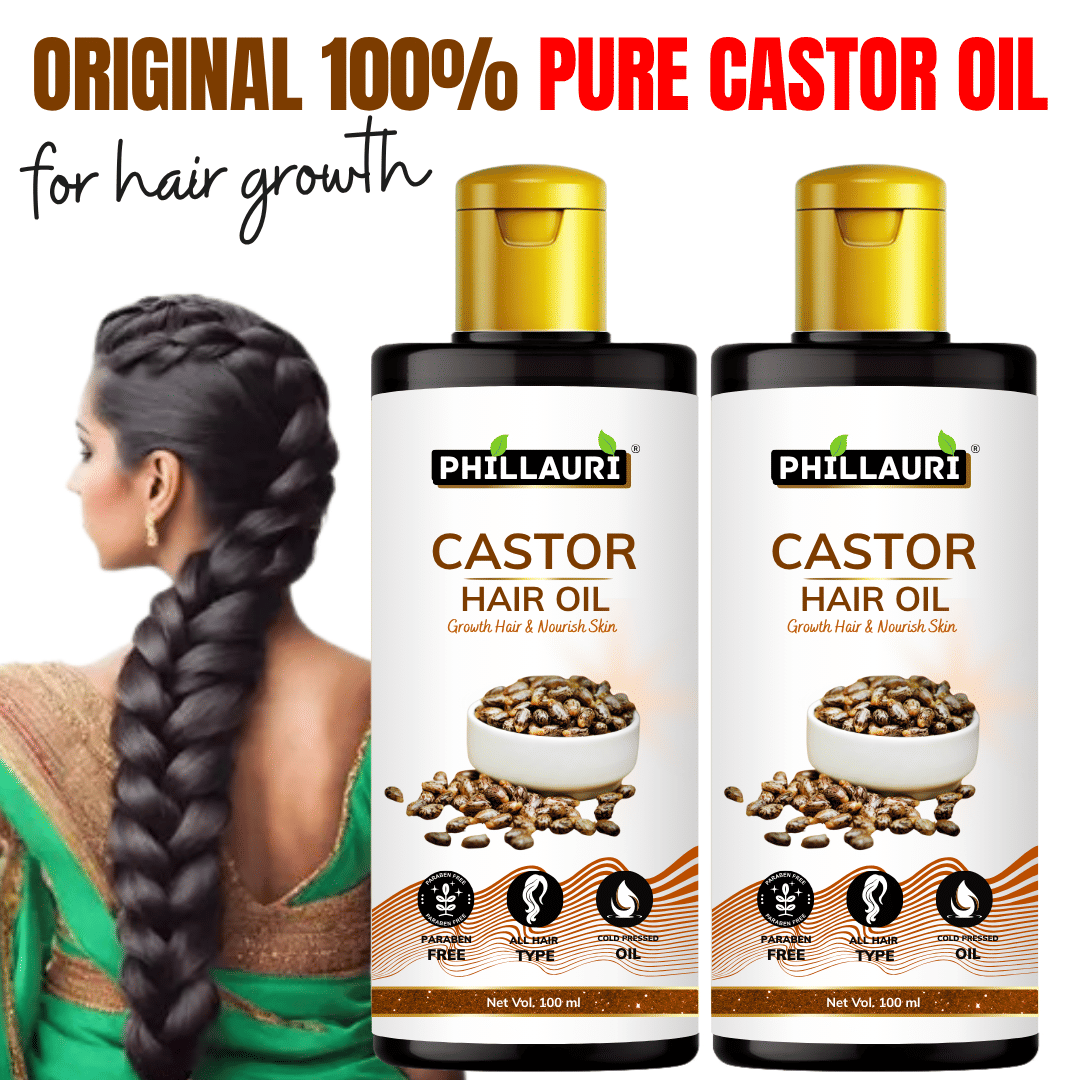 Phillauri Hair Growth Castor Oil 200 ml ( Pack of 2 )