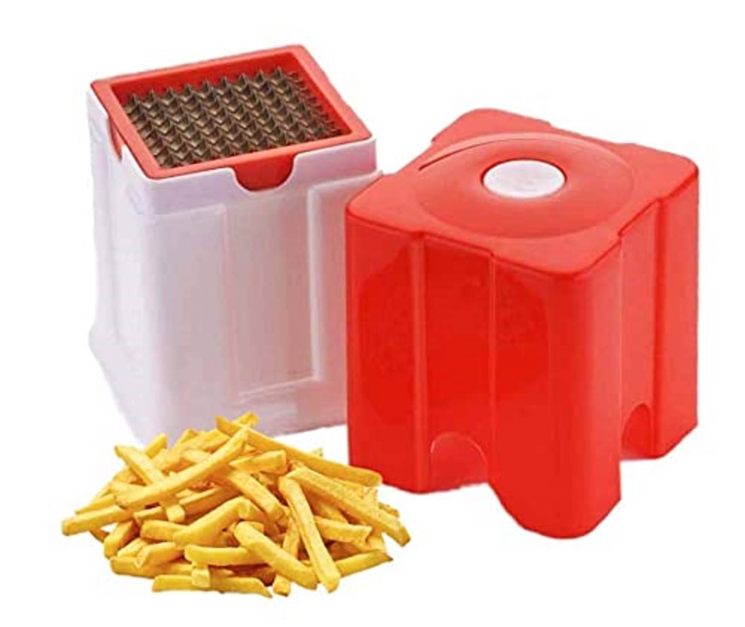 Plastic Potato Chips Maker Slicer Cutter French Fries Cutters Finger Chipser for Kitchen (Pack of 1) Plastic Potato Chips Maker Slicer Cutter French Fries Cutters Finger Chipser for Kitchen (Pack of 1)