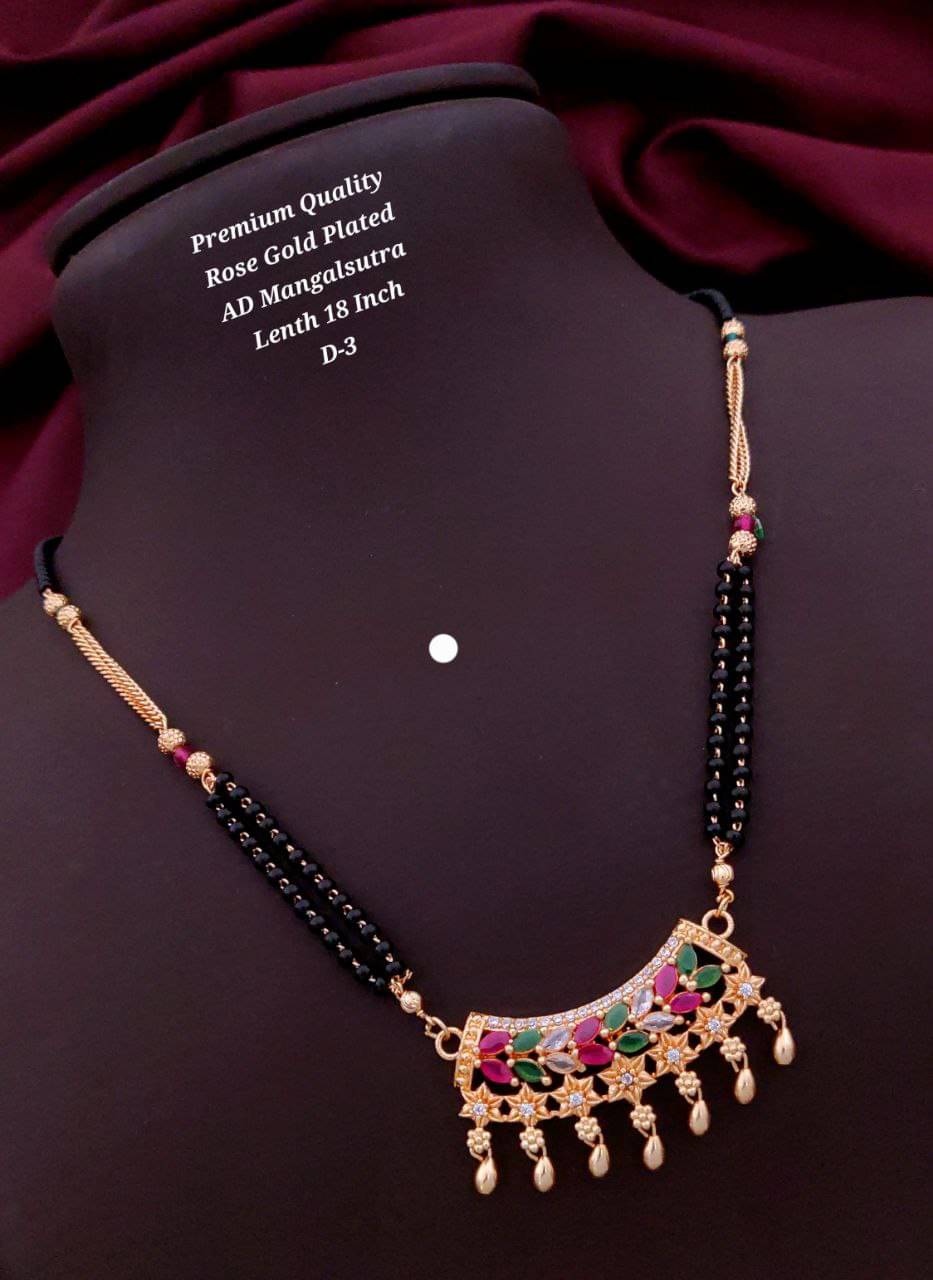     			Shivay Fashion Rose Gold Mangalsutra ( Pack of 1 )