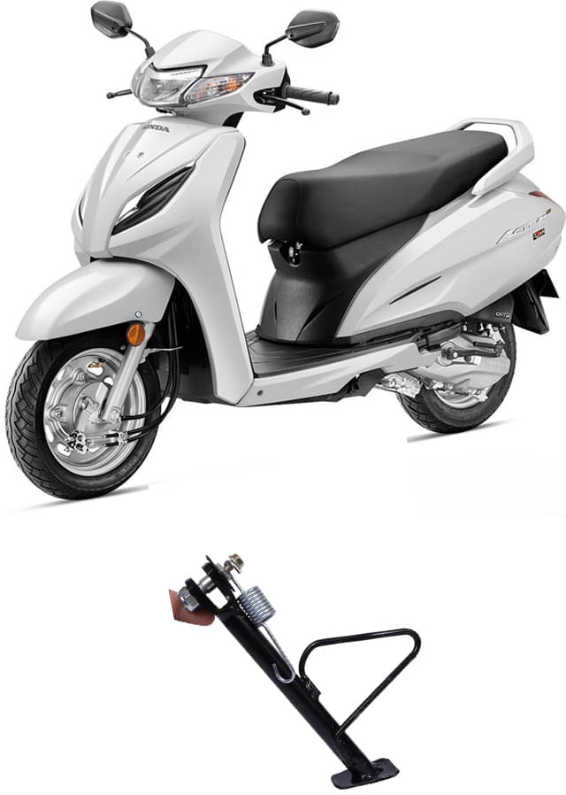     			Side Stand Compatible with Scooter Activa 6G Black Pack of 1