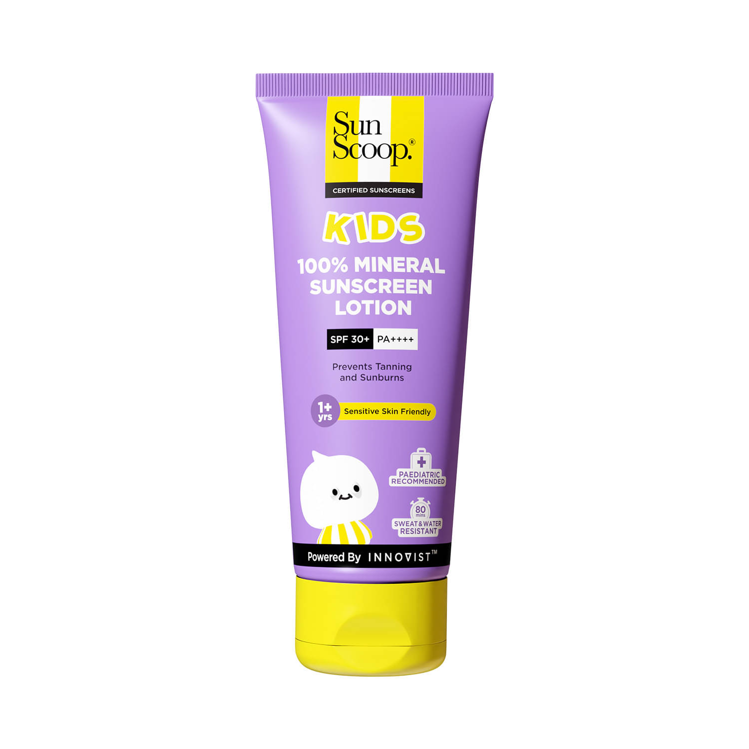     			Sunscoop Kids Lotion 100% Mineral Sunburns Sunscreen Spf30+ Pa++++ For Sensitive Skin Friendly, 75ml (Pack of 1)
