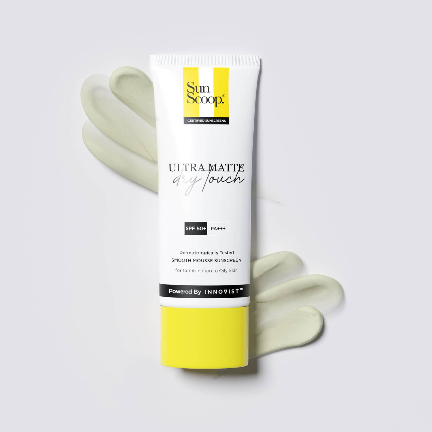 Sunscoop Ultra Matte Dry Touch Smooth SunscreenSpf50+ | Pa+++ | Uva Uvb For Combination To Oily Skin, 45gm (Pack of 1) Sunscoop Ultra Matte Dry Touch Smooth SunscreenSpf50+ | Pa+++ | Uva Uvb For Combination To Oily Skin, 45gm (Pack of 1)