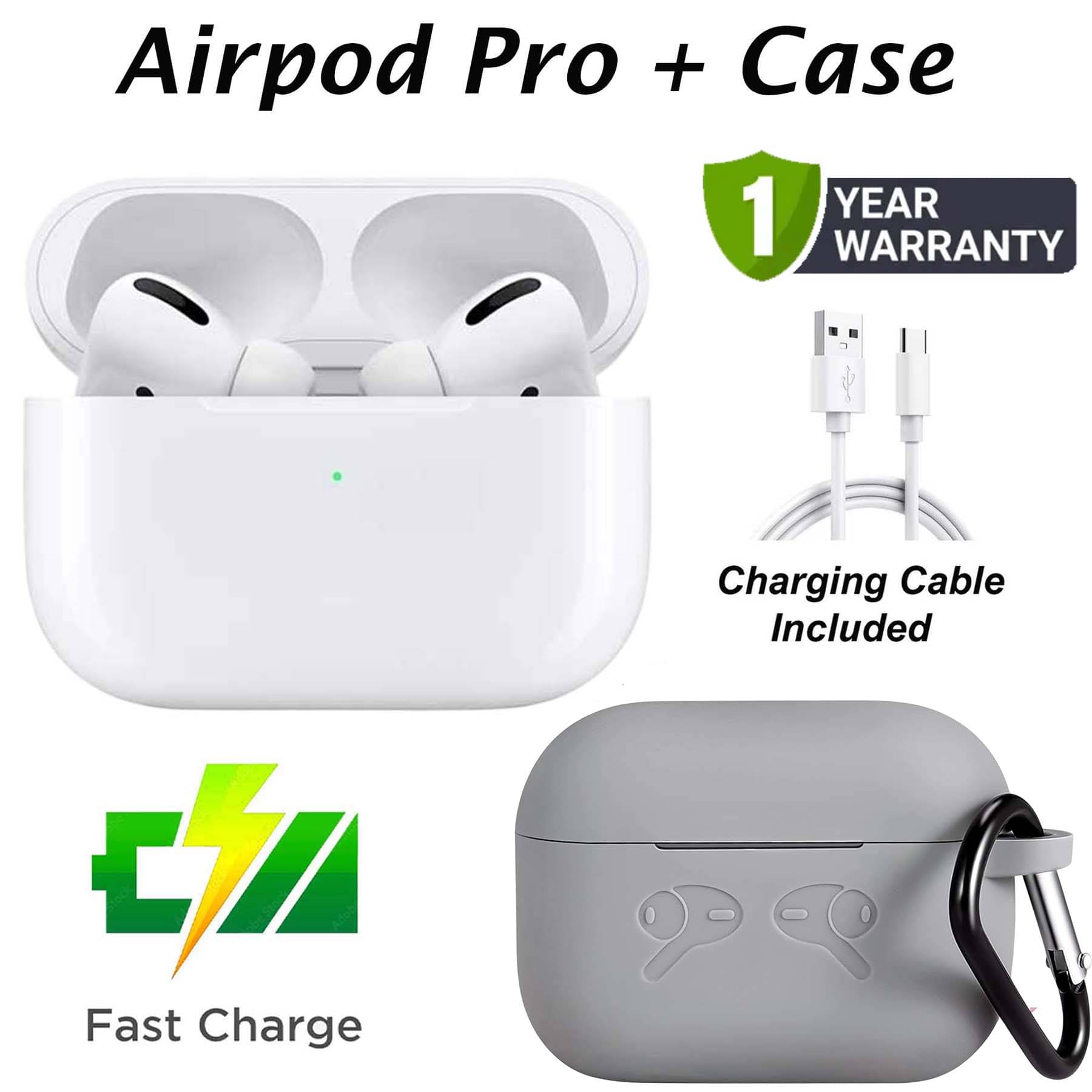     			U7 True Wireless Bluetooth Earbuds, Fast Charging, 3D Sound, Ultra Low Latency & IPX7 (Water Resistant)
