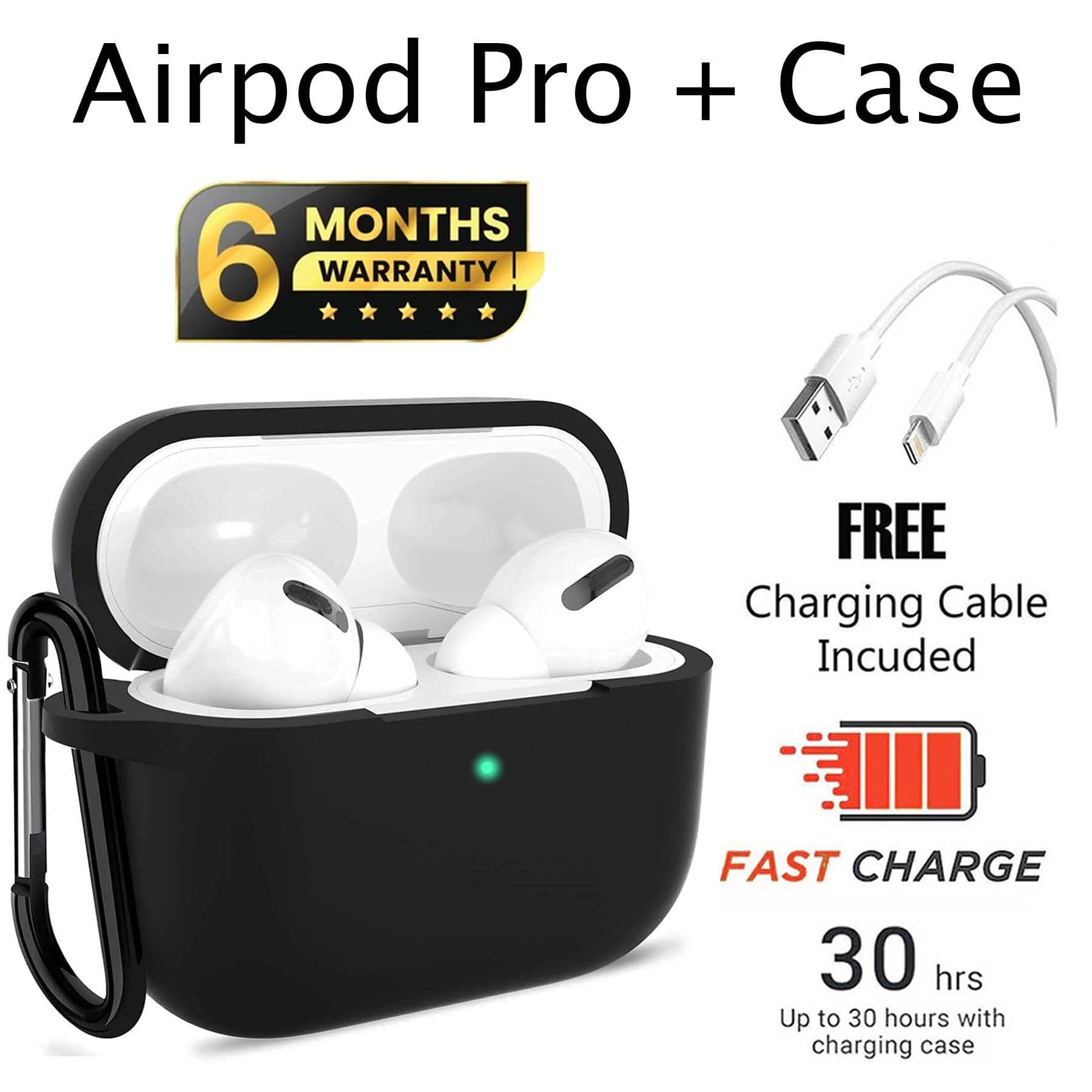     			U7 True Wireless Bluetooth Earbuds with Case, 30 hours of Playback and Deep Bass, Crystal Clear Call