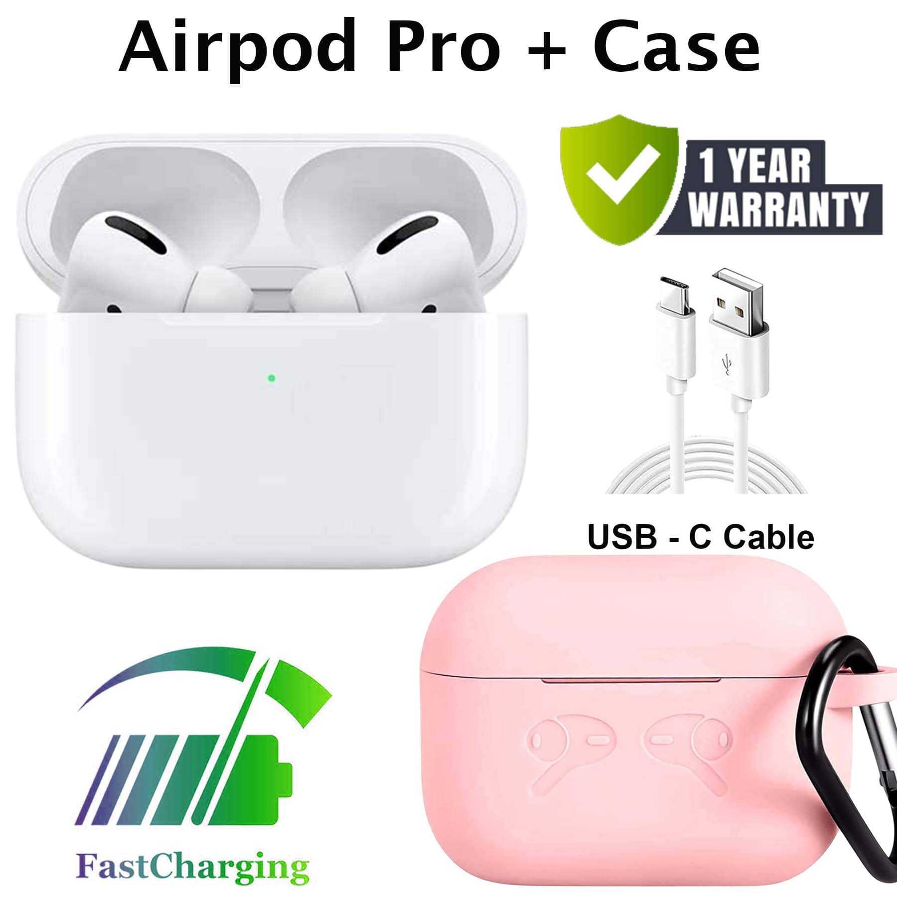     			U7 True Wireless Earbuds with 30Hr Playtime Fast Charging Dual Pairing, Gaming, Low Latency IPX7 (Water Resistant)