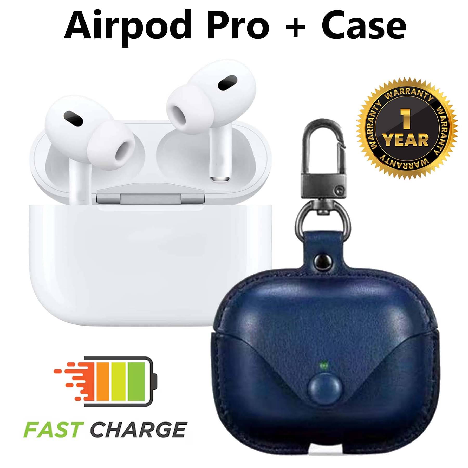     			U7 True Wireless Headphone Fast Charging, 3D Sound, Ultra Low Latency, Upto 30Hr Playtime with Case