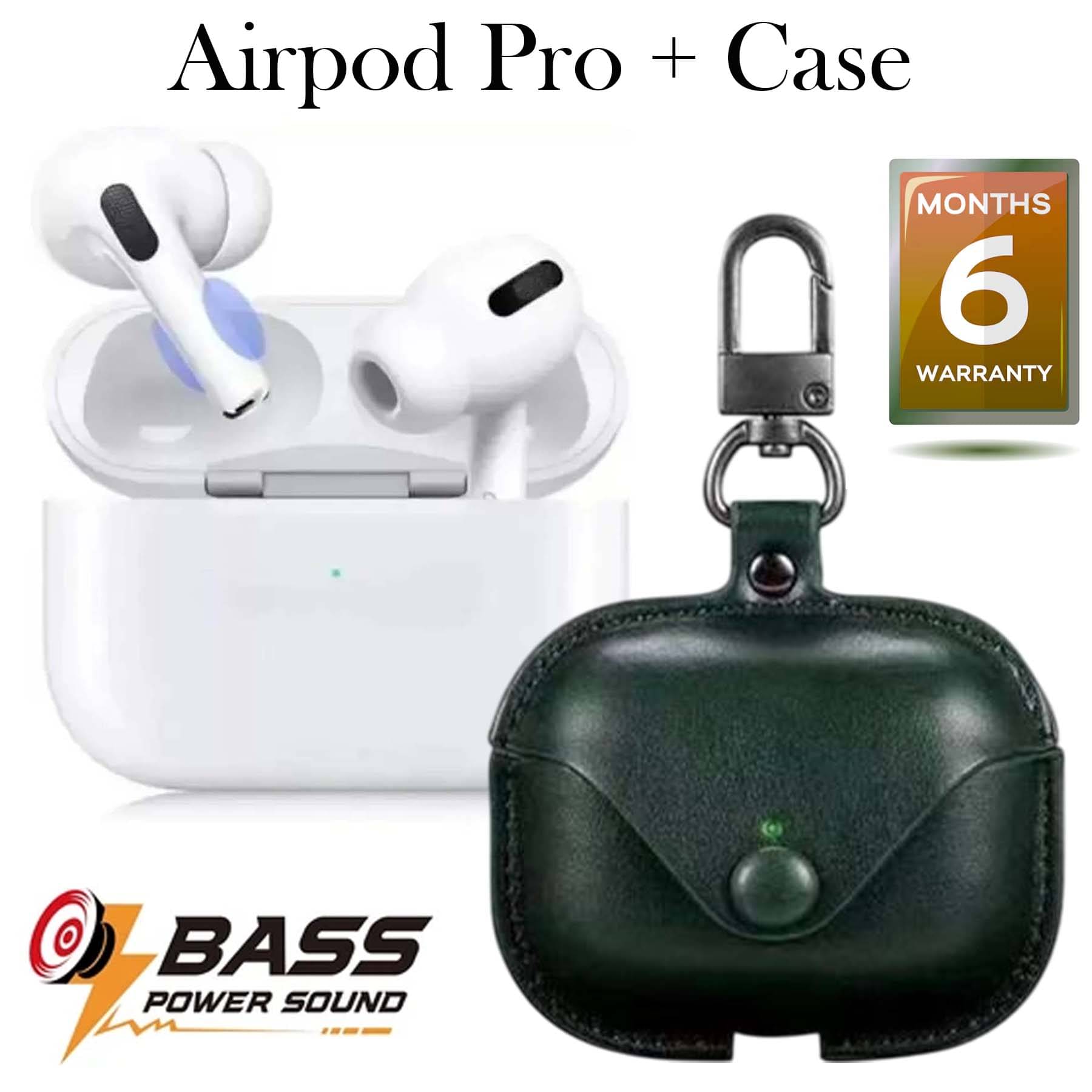     			U7 Tws Bluetooth Airbuds with Protective Case, 30 hours of Playback and Deep Bass, Crystal Clear Call, Fast Charging, 3D Sound