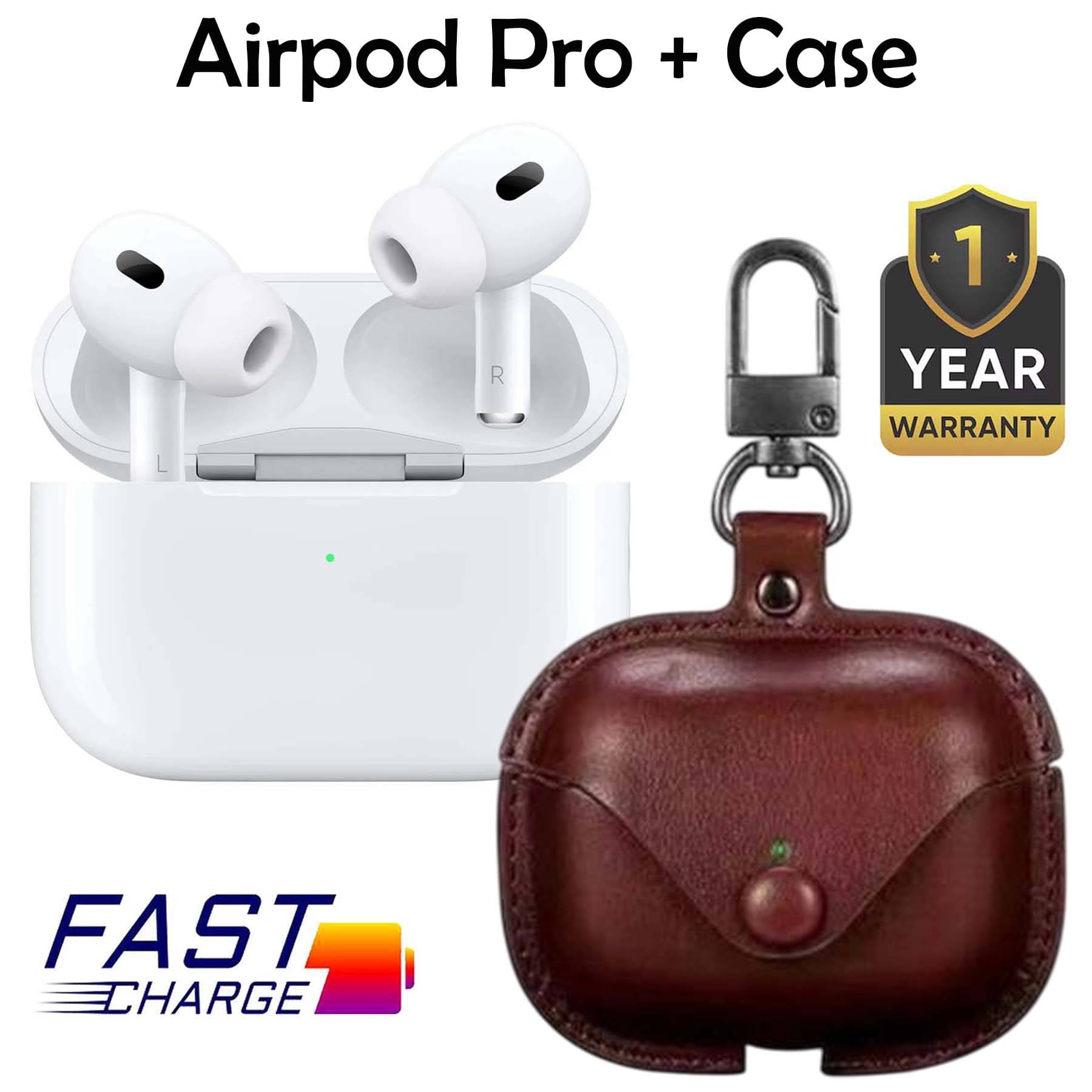     			U7 Tws Earbuds, Bluetooth Headphone, 30 hours of Playback and Deep Bass, Fast Charging, 3D Sound with Protective Case