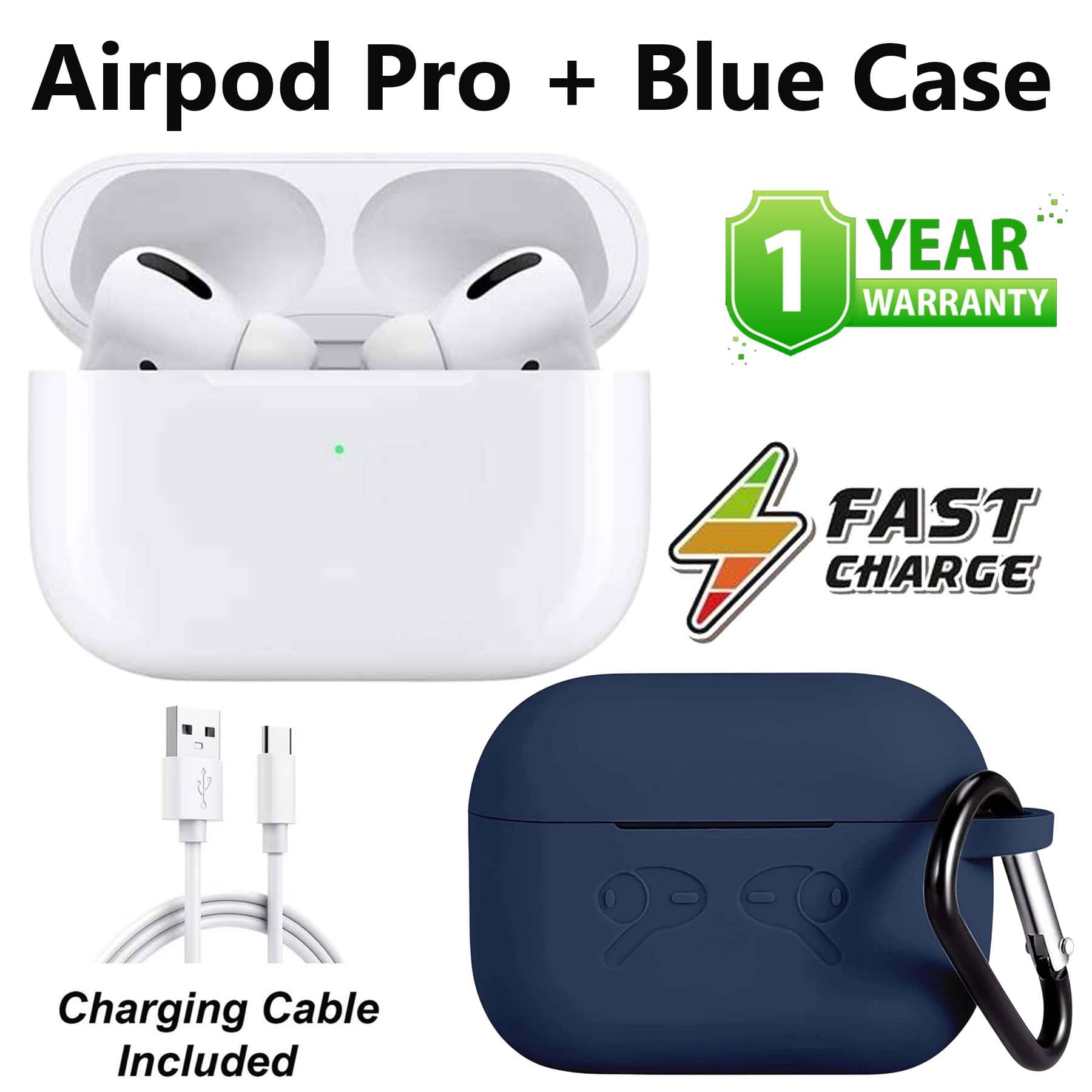     			U7 Tws Earbuds with Case, Upto 30Hr Playtime Fast Charging, Dual Pairing & Gaming
