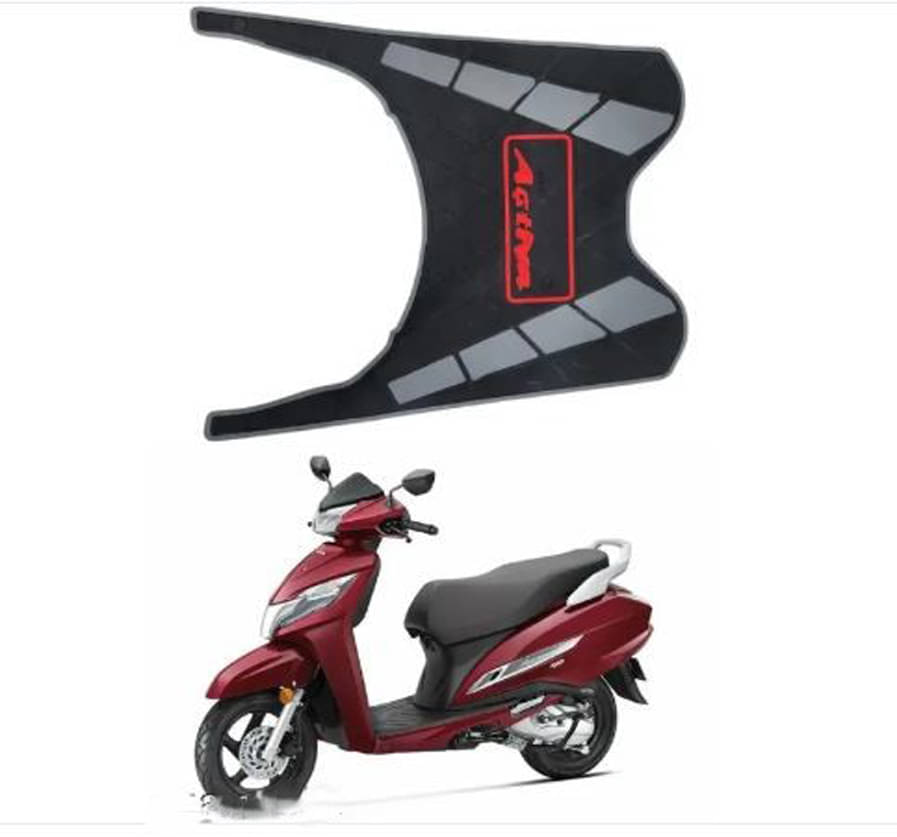 Washable Color Soft Rubber Material Foot Mat Universal Floor Mat for Activa 125 Washable Floor Mat/Foot Mat Compatible with Activa 125 Scooty Washable Color Soft Rubber Material Foot Mat Universal Floor Mat for Activa 125 Washable Floor Mat/Foot Mat Compatible with Activa 125 Scooty