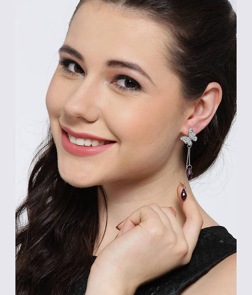 YOUBELLA Multi Color Danglers Earrings ( Pack of 1 ) - Earrings | Buy online on ZillyBuy