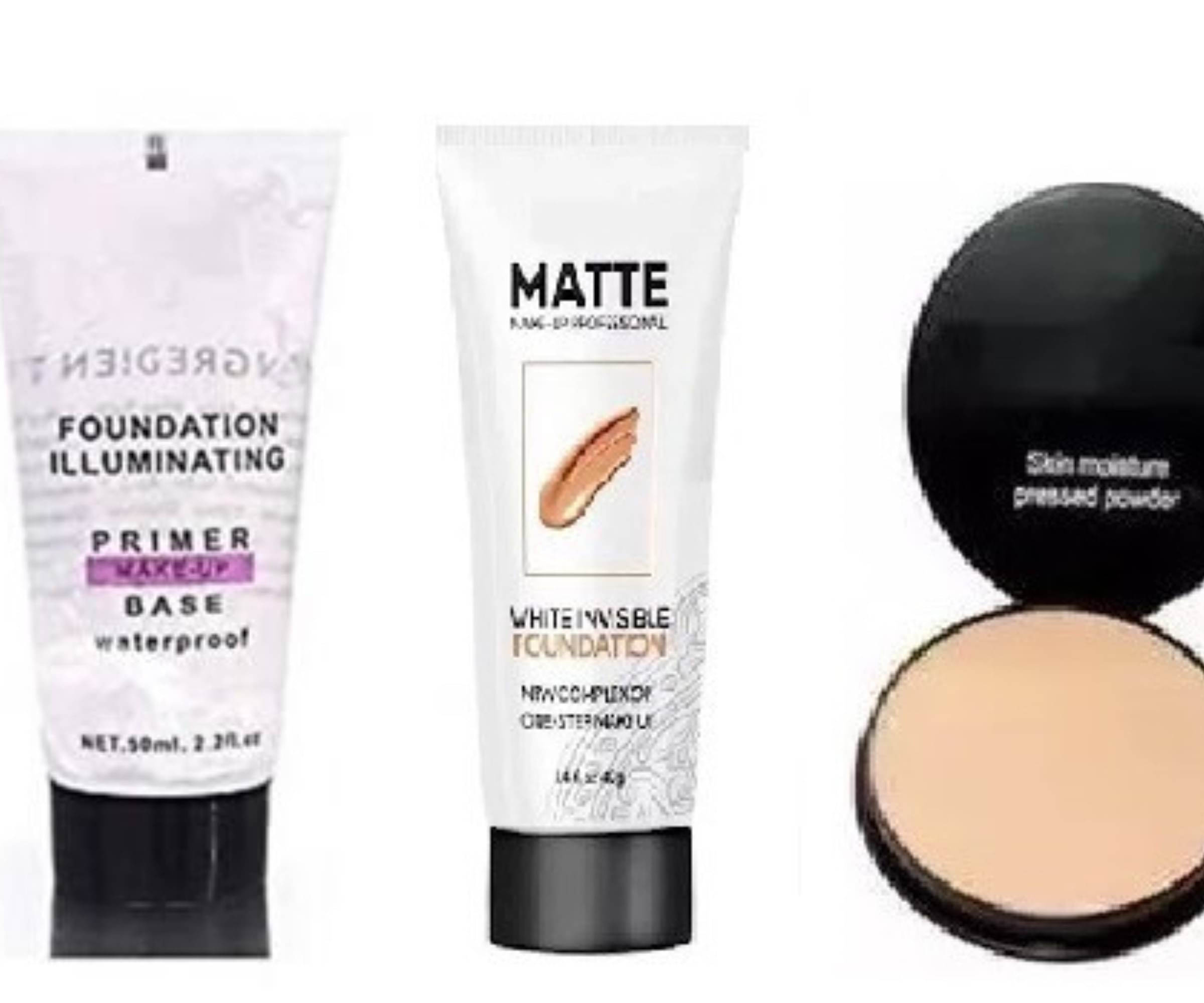     			Yelgo Makeup Kit ( Compact::Foundation::Primer::FIXER )