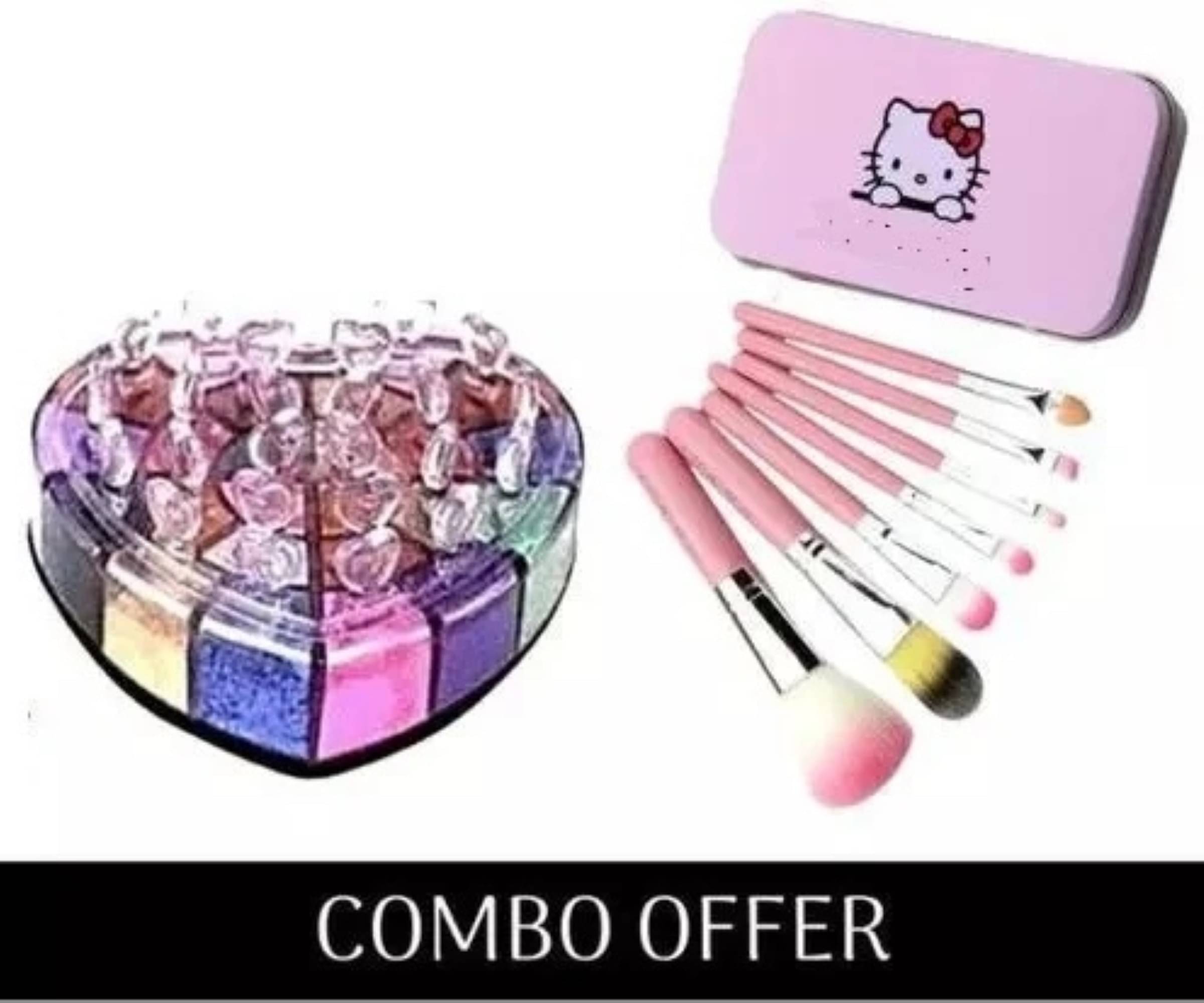     			Yelgo Makeup Kit ( EYESHADOW::MAKEUP BRUSH SET )