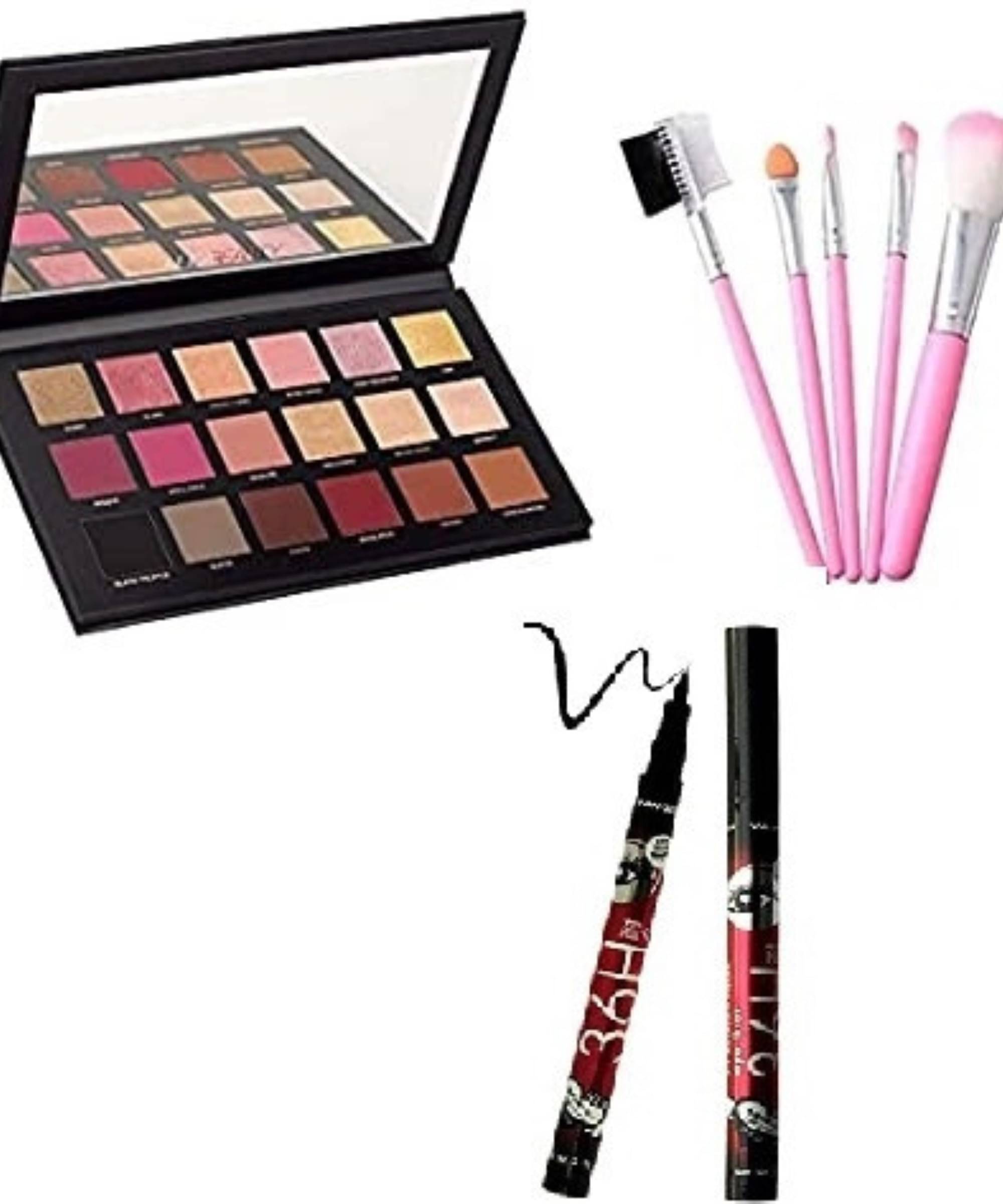     			Yelgo Makeup Kit ( Eyeshadow Eyeliner Makeup Brush )