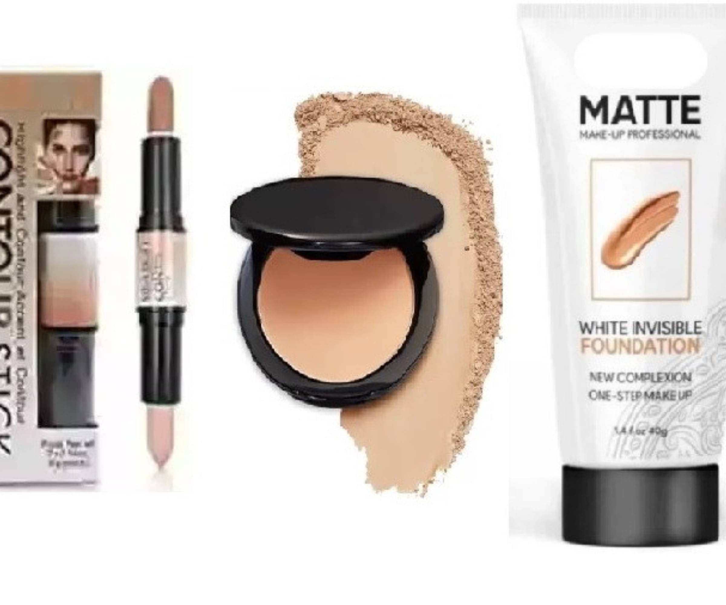     			Yelgo Makeup Kit ( Foundation::contor Stick::compact )