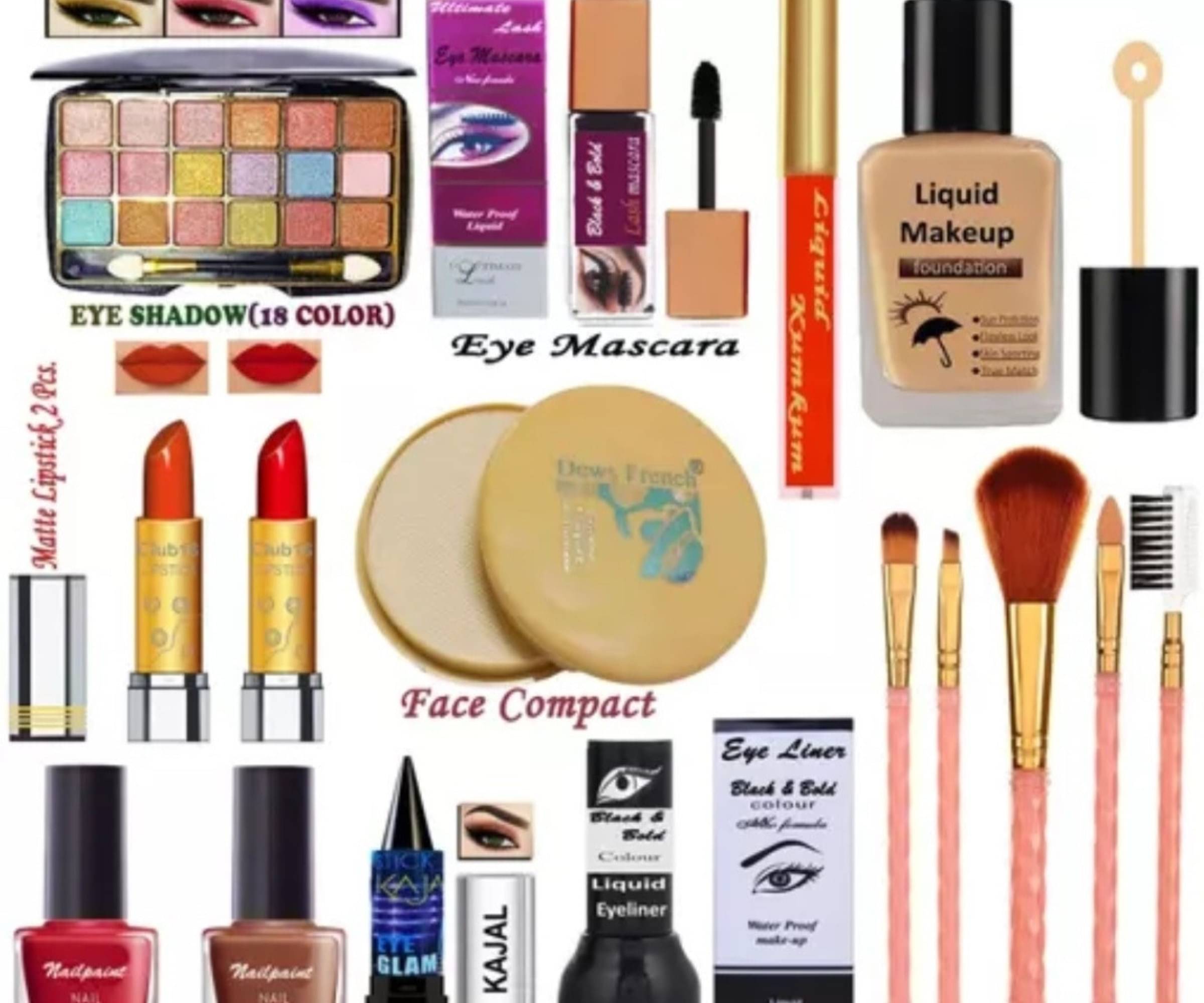     			Yelgo Makeup Kit ( combo kit )