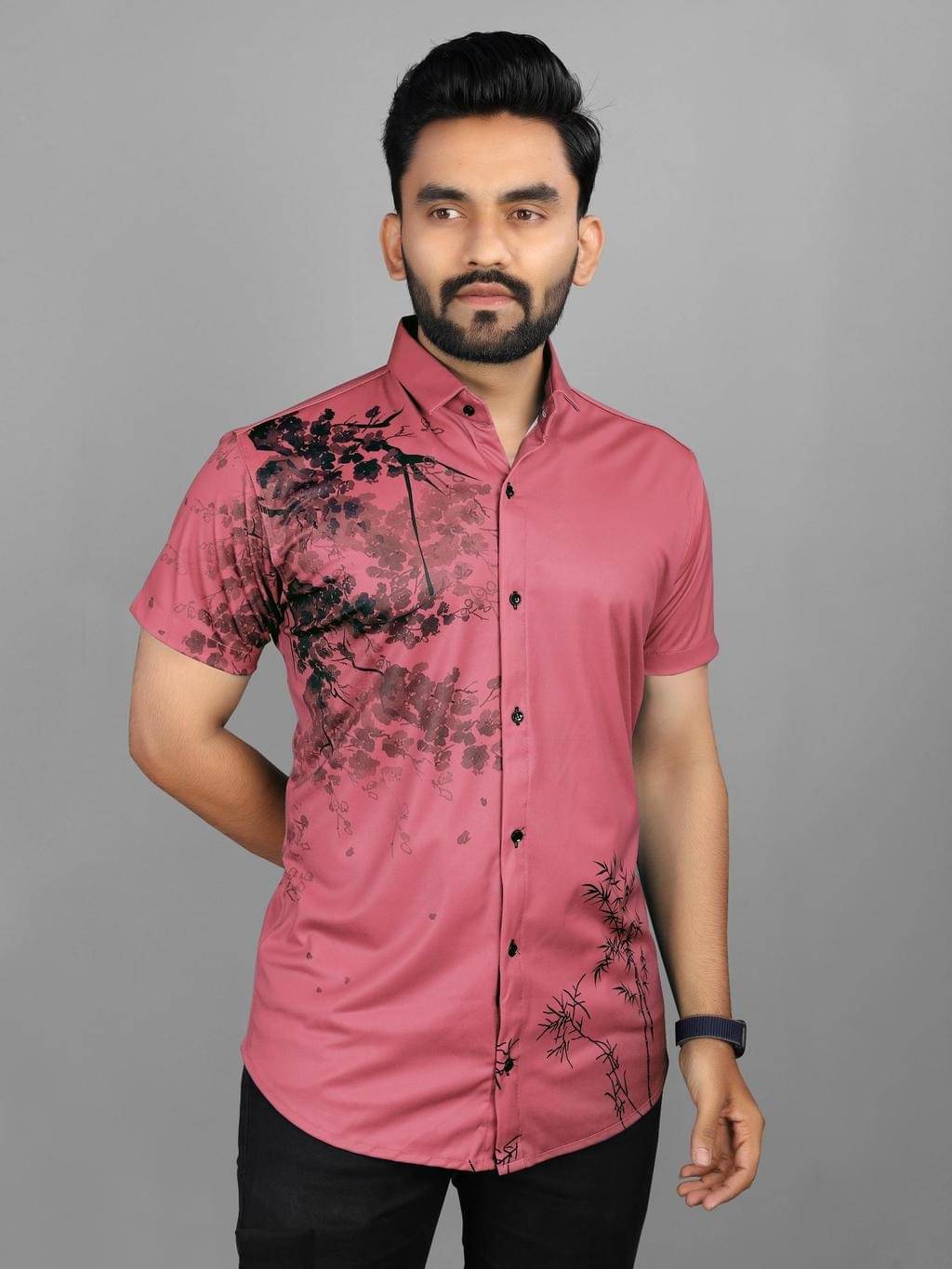 Zonanza Polyester Regular Fit Printed Half Sleeves Men's Casual Shirt - Maroon ( Pack of 1 ) Zonanza Polyester Regular Fit Printed Half Sleeves Men's Casual Shirt - Maroon ( Pack of 1 )