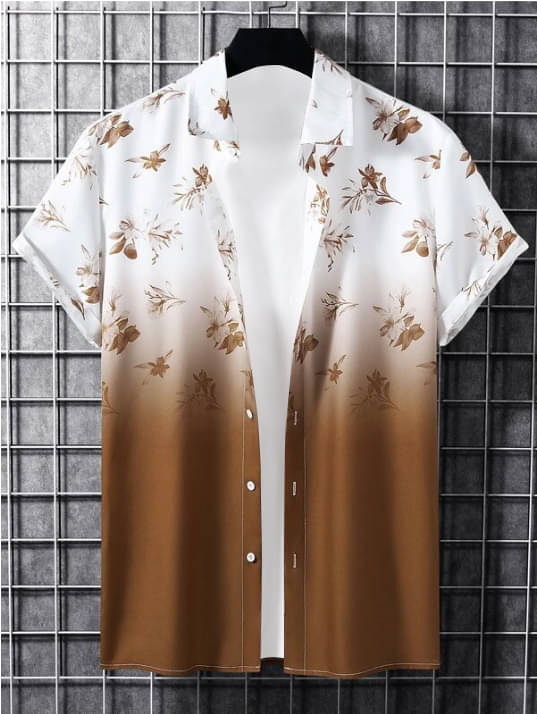 Zonanza Polyester Regular Fit Printed Half Sleeves Men's Casual Shirt - Brown ( Pack of 1 ) Zonanza Polyester Regular Fit Printed Half Sleeves Men's Casual Shirt - Brown ( Pack of 1 )