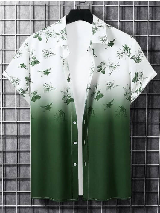Zonanza Polyester Regular Fit Printed Half Sleeves Men's Casual Shirt - Green ( Pack of 1 ) Zonanza Polyester Regular Fit Printed Half Sleeves Men's Casual Shirt - Green ( Pack of 1 )