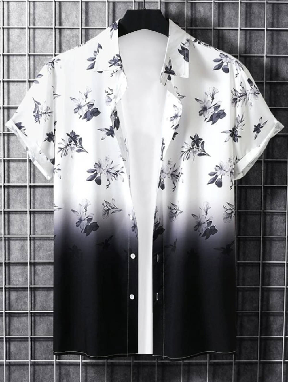     			Zonanza Polyester Regular Fit Printed Half Sleeves Men's Casual Shirt - Black ( Pack of 1 )