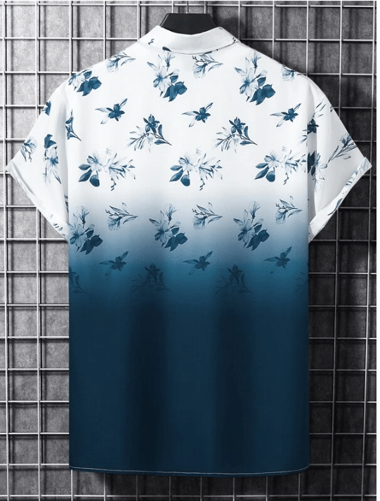 Zonanza Polyester Regular Fit Printed Half Sleeves Men's Casual Shirt - Blue ( Pack of 1 ) Zonanza Polyester Regular Fit Printed Half Sleeves Men's Casual Shirt - Blue ( Pack of 1 )