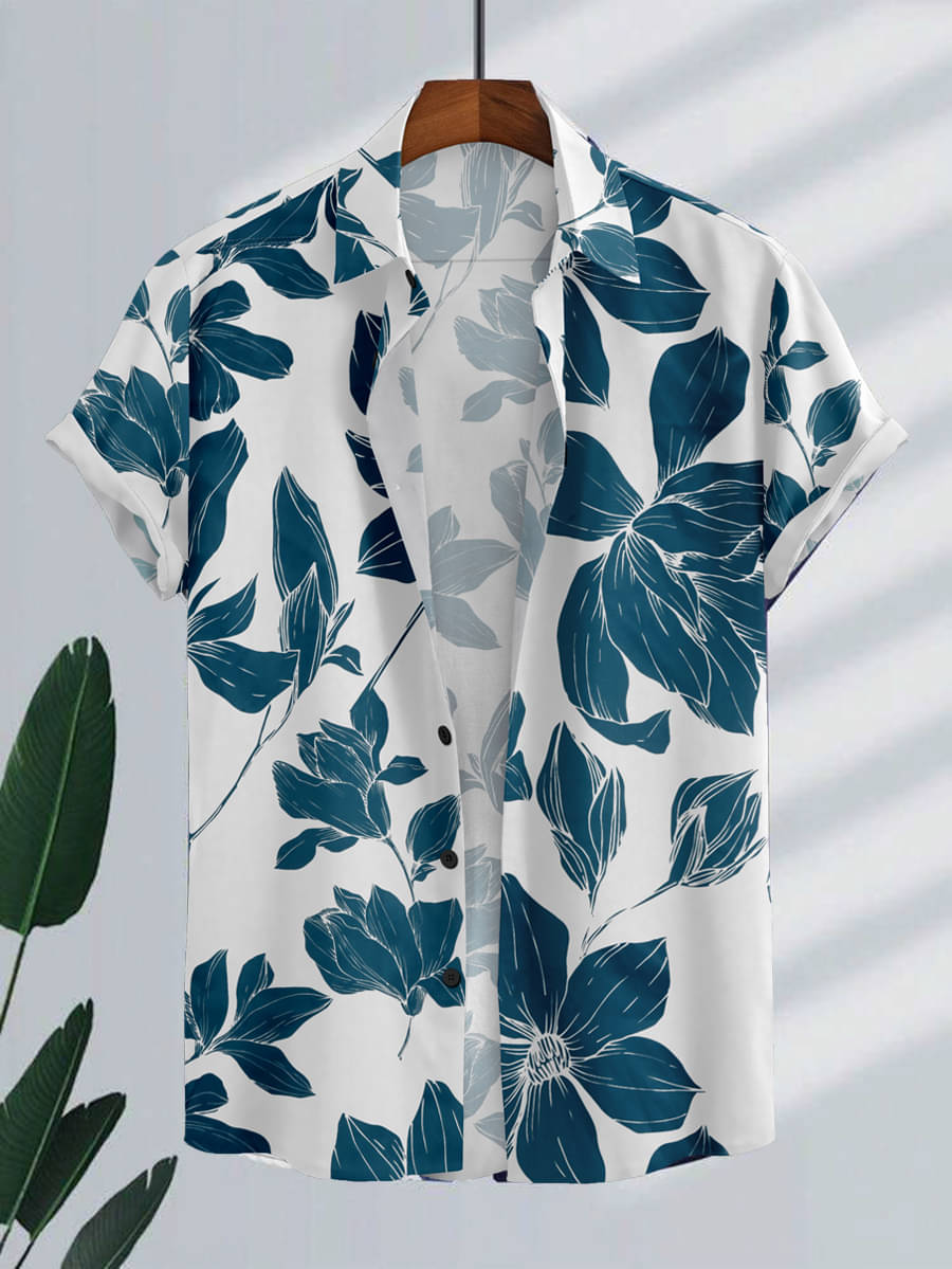 Zonanza Polyester Regular Fit Self Design Half Sleeves Men's Casual Shirt - Blue ( Pack of 1 ) Zonanza Polyester Regular Fit Self Design Half Sleeves Men's Casual Shirt - Blue ( Pack of 1 )