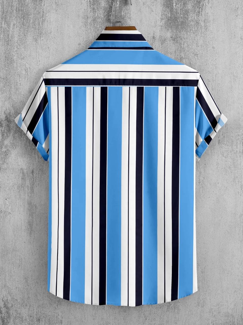     			Zonanza Polyester Regular Fit Solids Half Sleeves Men's Casual Shirt - Blue ( Pack of 1 )