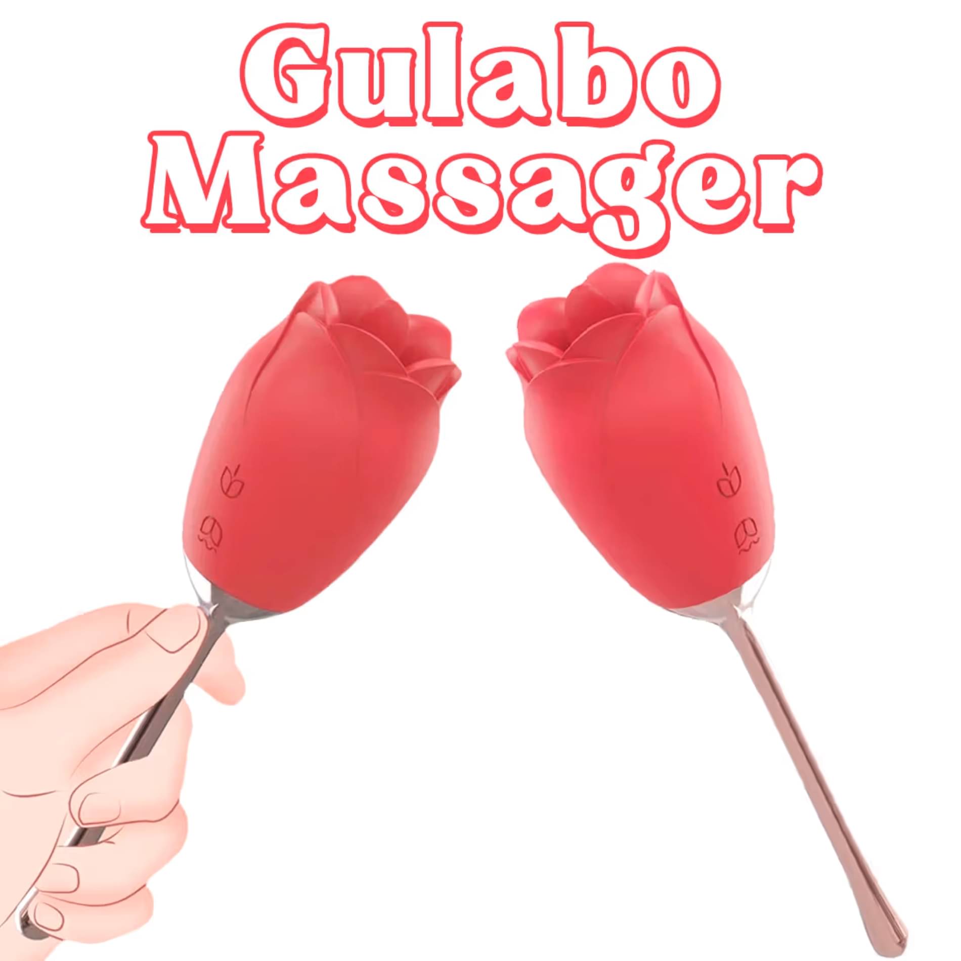     			crazynyt Gulabo 9 Mode Portable Manual Massager
