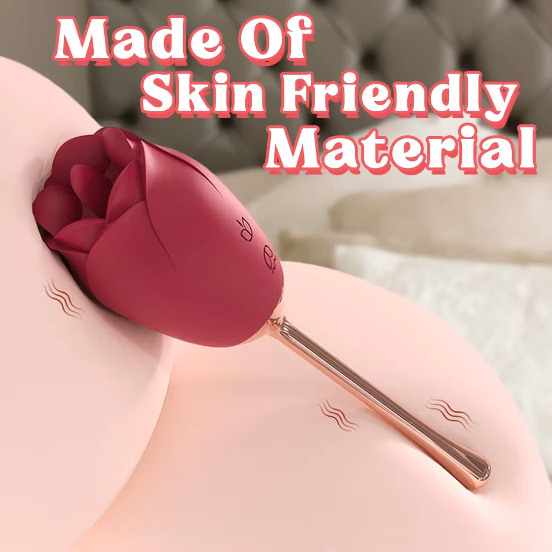     			crazynyt Gulabo 9 Mode Portable Manual Massager
