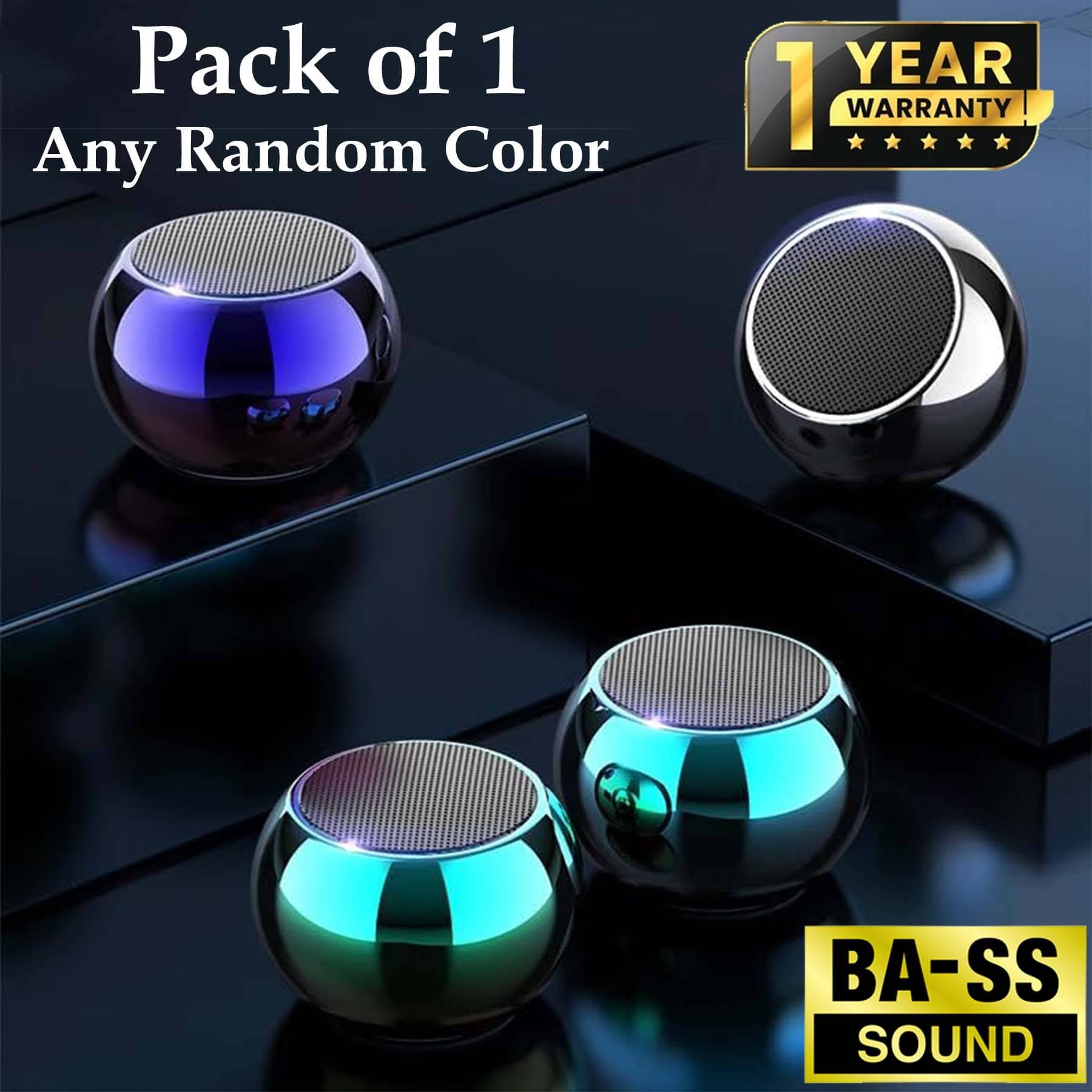     			u7 MINI-SPK 3 W Bluetooth Speaker Bluetooth V 5.1 with TWS feature,USB,3D Bass Playback Time 4 hrs Assorted