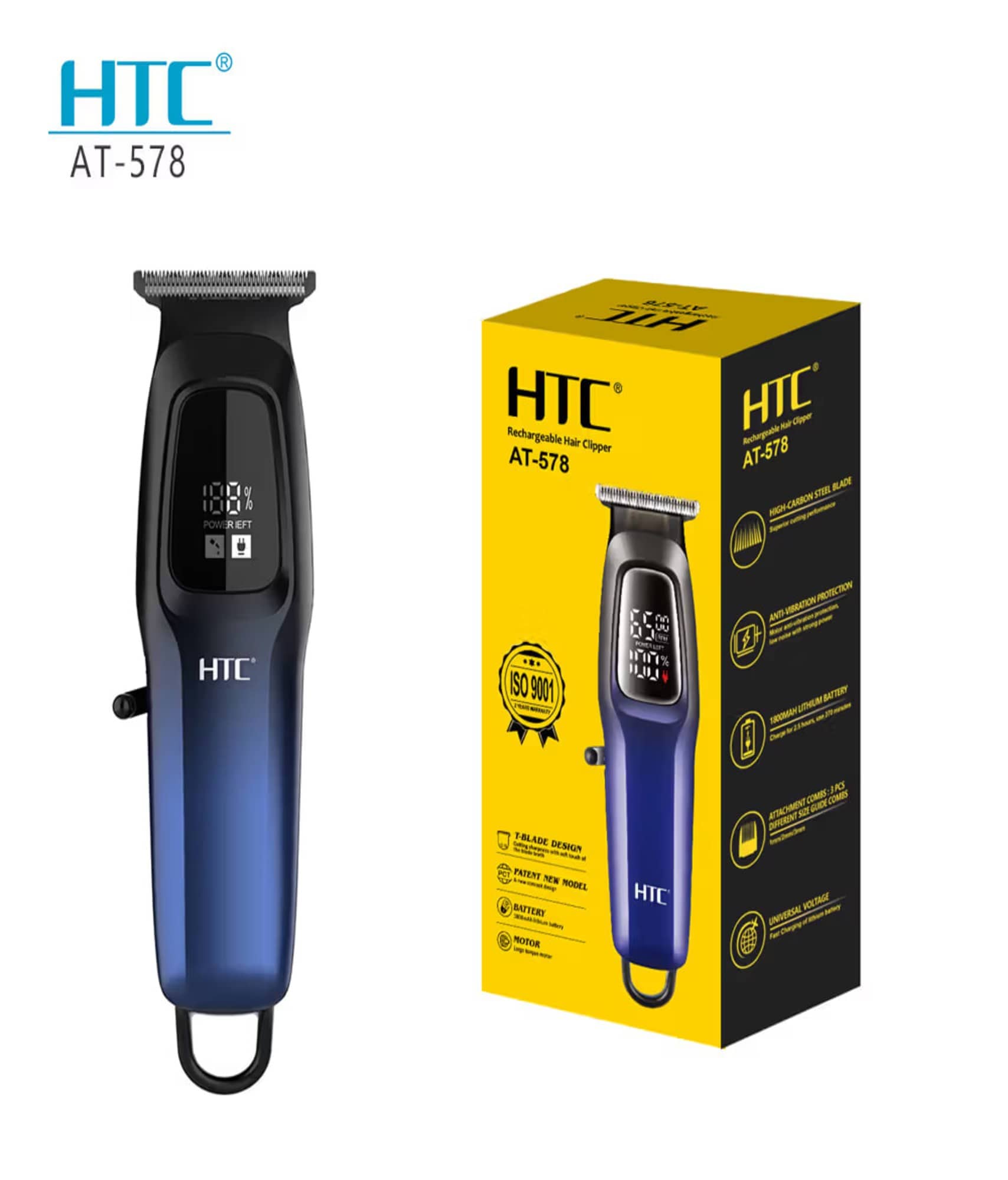 wagari Rechargeable Trimmer Multicolor Cordless Beard Trimmer With 45 minutes Runtime