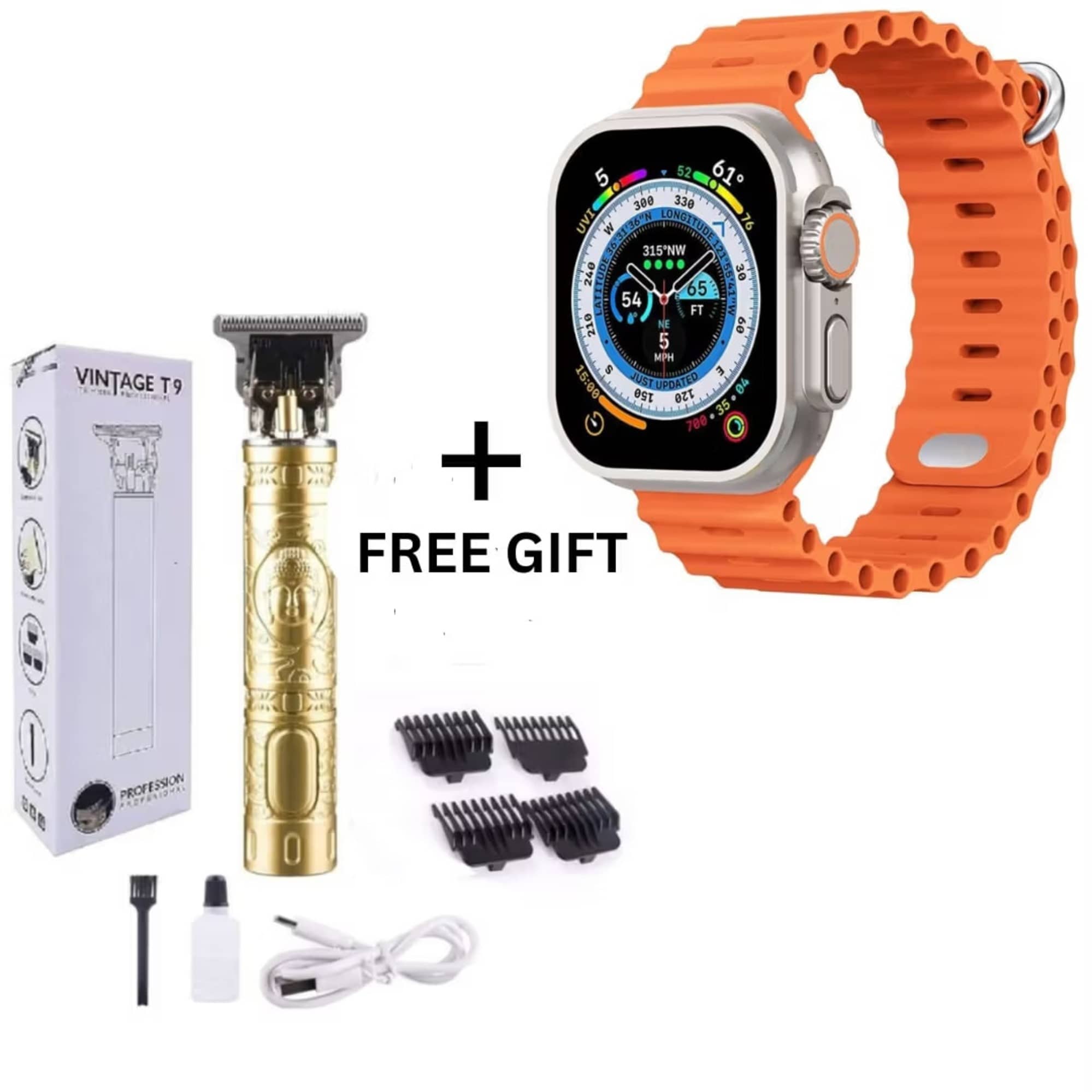 wagari Smartwatches Multicolor Cordless Beard Trimmer With 60 minutes Runtime