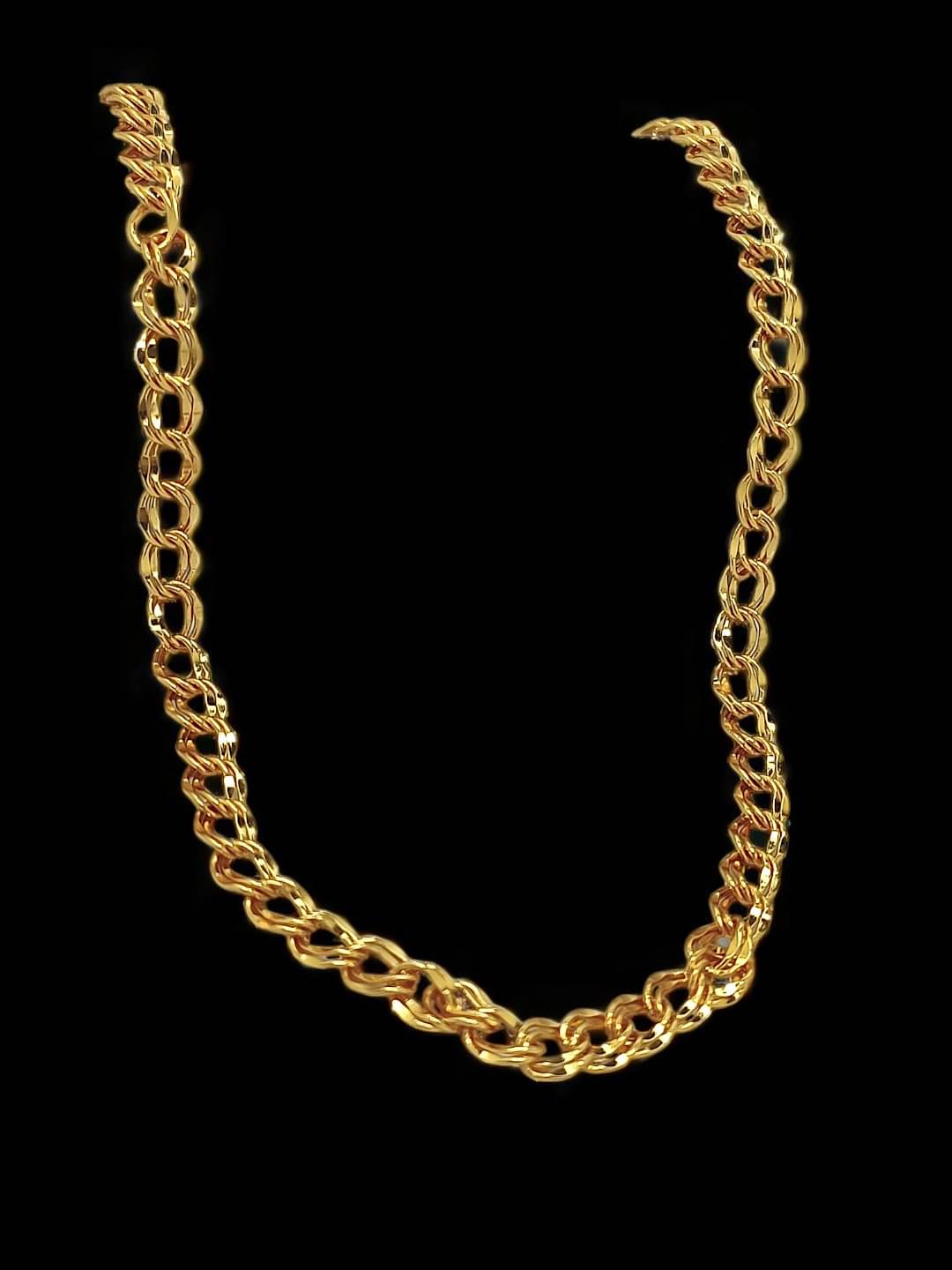     			9blings Gold Plated Alloy Chain ( Pack of 1 )