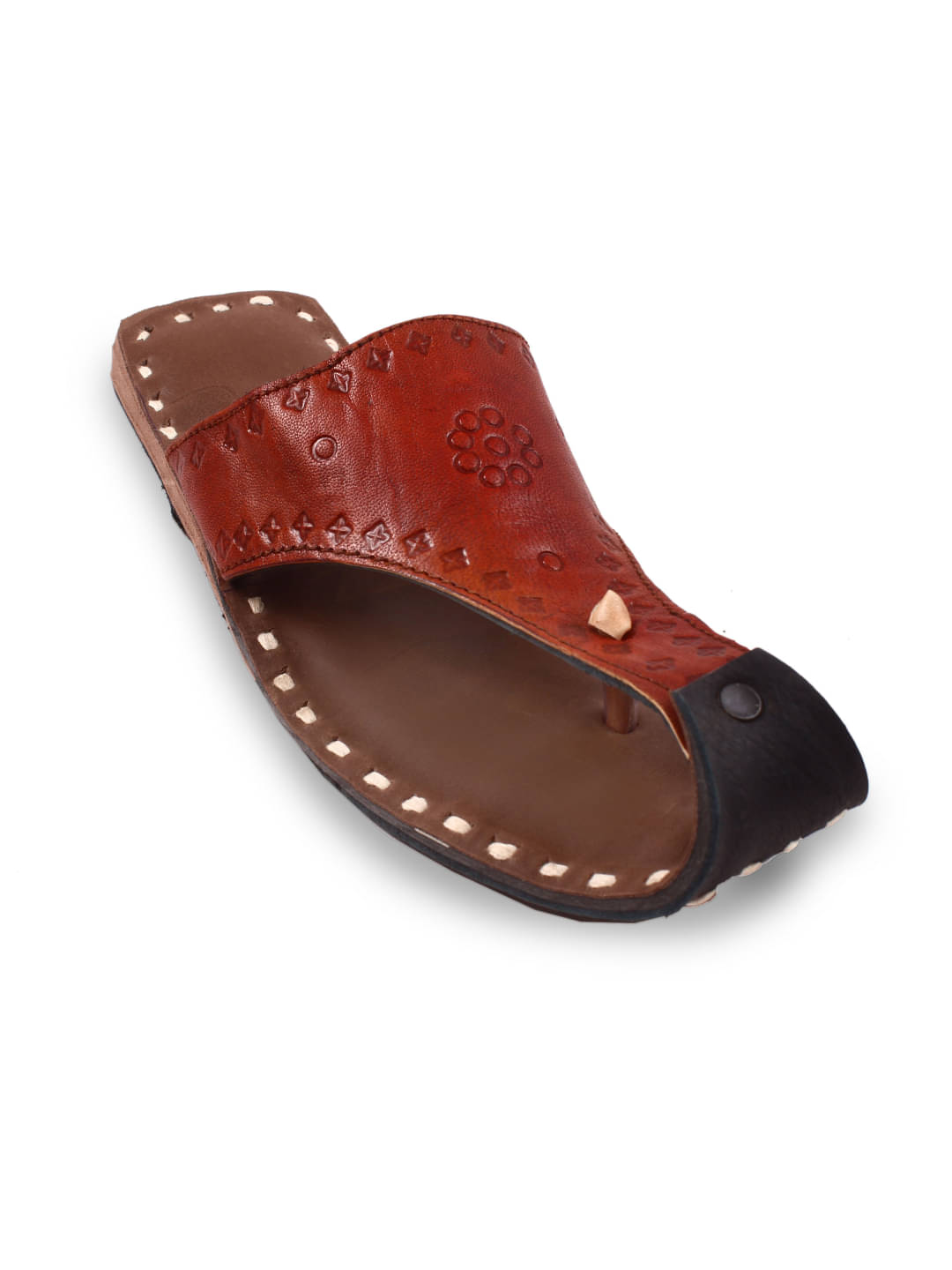     			Anjaneya Creations Brown Men's Kolhapuris