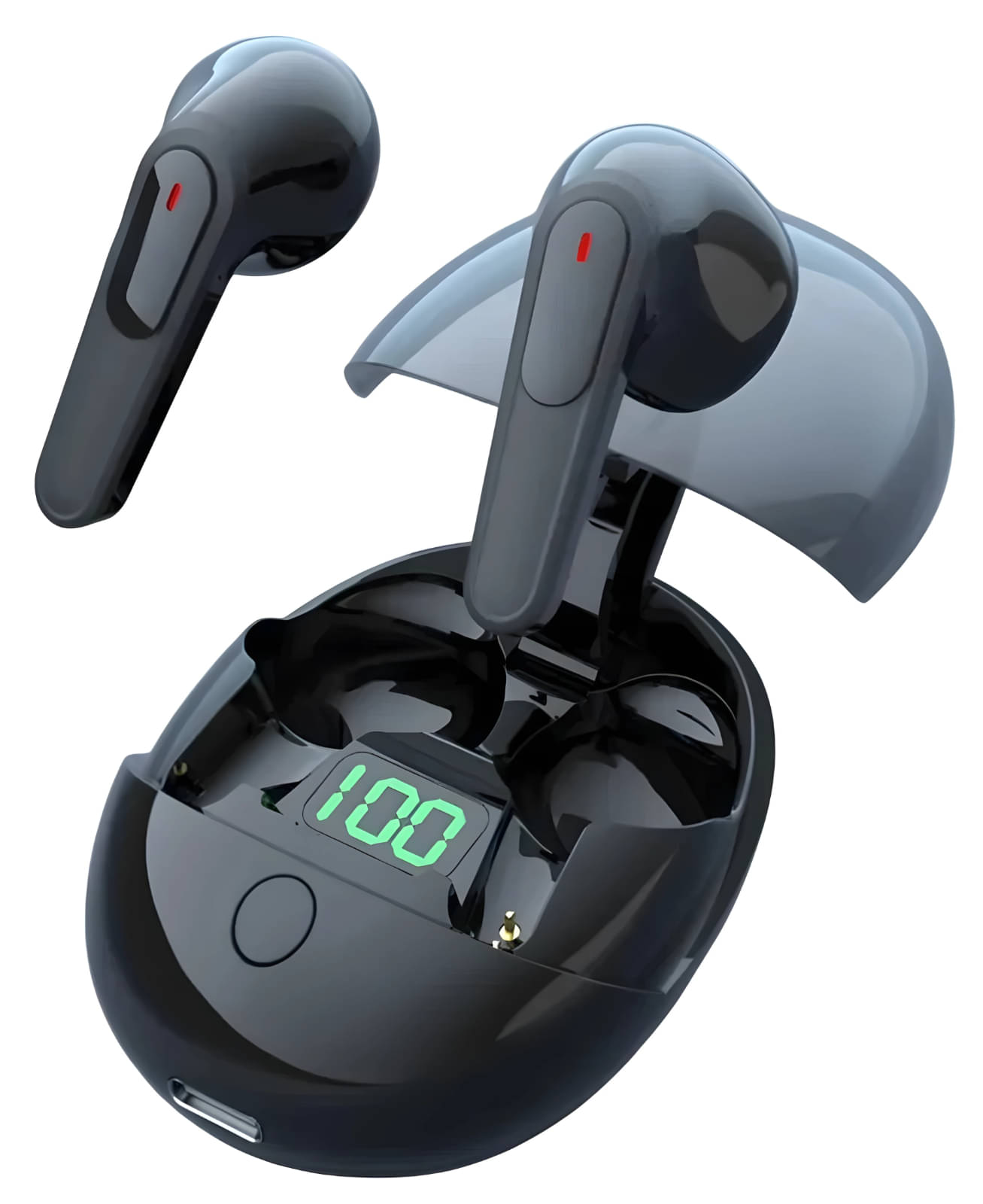     			COREGENIX PRO ONE Truly Wireless Earbuds TWS with 3D Transparent Cover | ENC & High Bass | Upto 40 Hrs Playtime | Bluetooth V5.4 | Quad Mics with AI-ENC | 50ms Low Latency Gaming | Gaming Beast