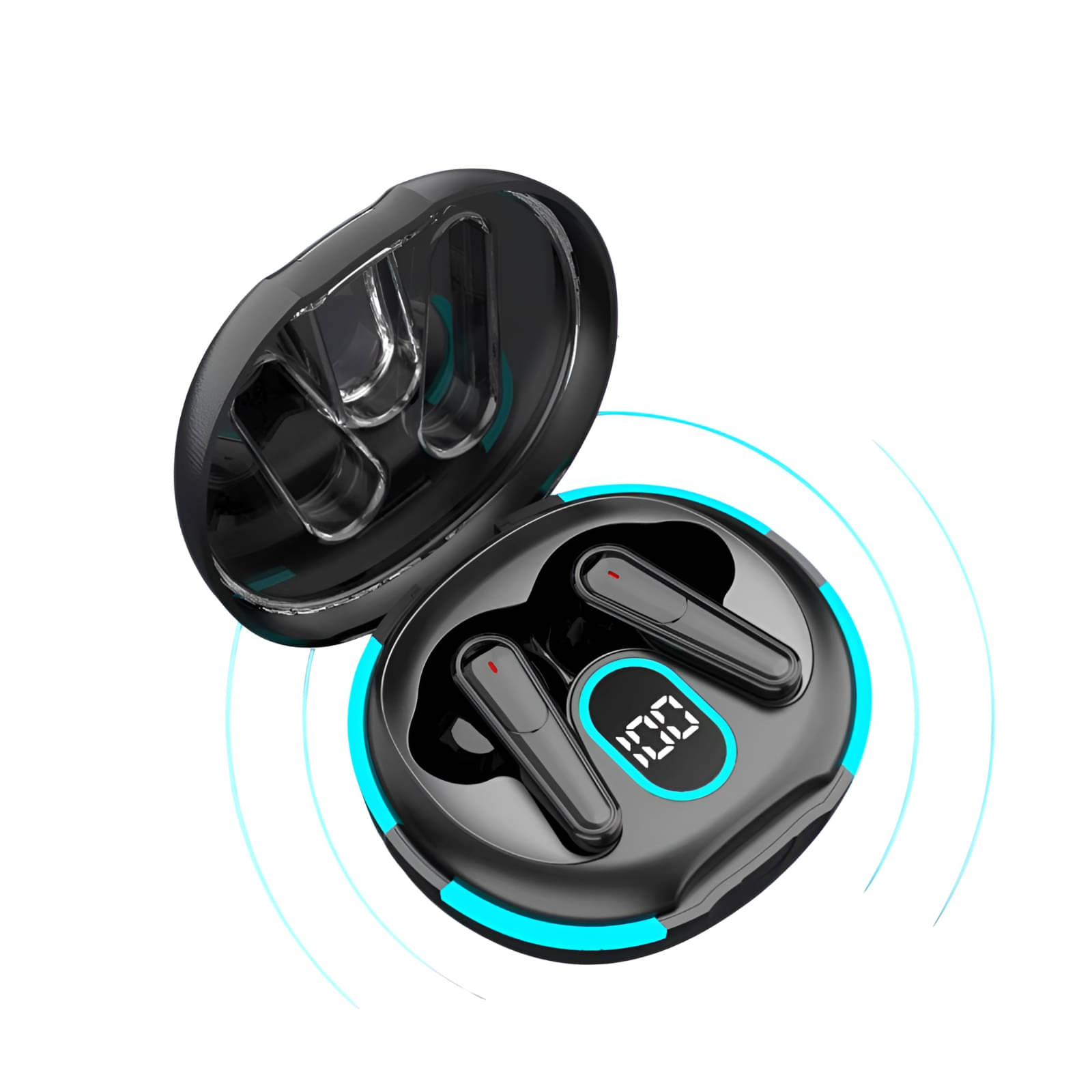     			COREGENIX Plus 60 Truly Wireless Earbuds TWS | ENC & High Bass | Upto 40 Hrs Playtime | Bluetooth V5.4 | Quad Mics with AI-ENC | 50ms Low Latency Gaming | Gaming Beast for Android & iOS