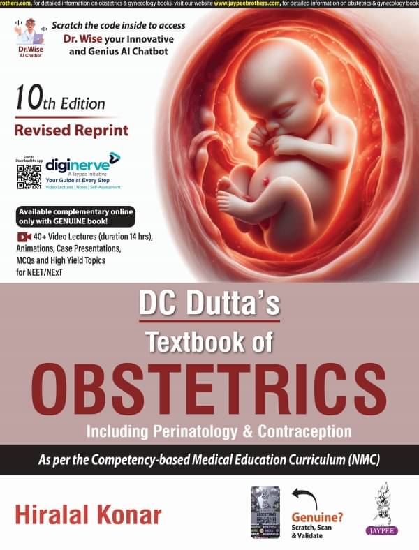     			DC Dutta’s Textbook of Obstetrics (Including Perinatology & Contraception) 10/e Revised Reprint