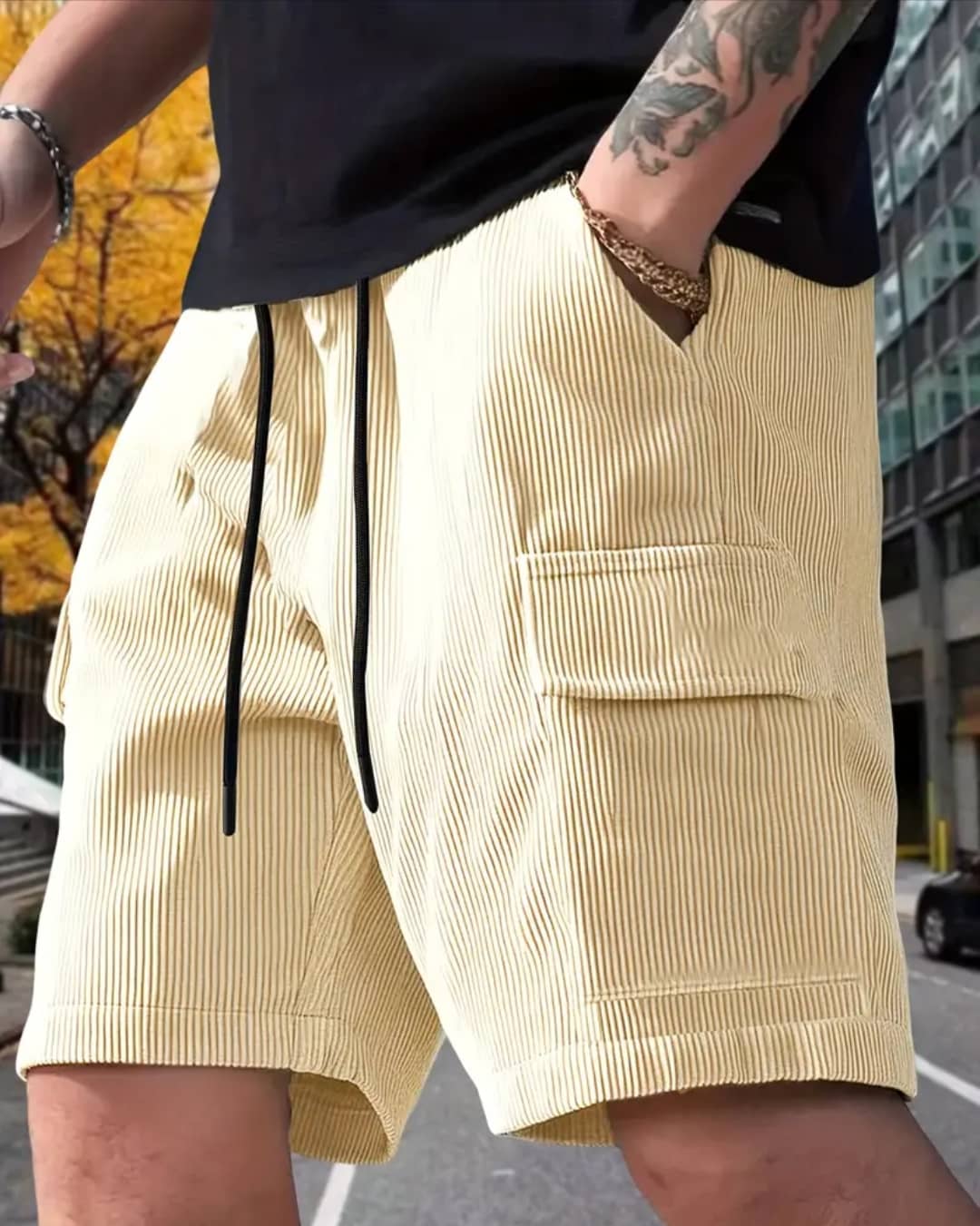 Deslizar Beige Polyester Men's Cargos ( Pack of 1 ) - Shorts | Buy online on ZillyBuy